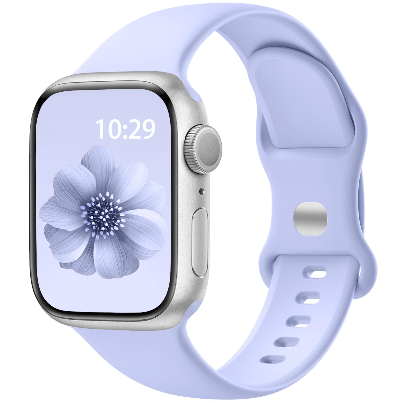 Imivio Sport Band Compatible With Apple Watch Series 3 38Mm Band 40Mm 41Mm 42Mm 44Mm 45Mm 49Mm For Women Men, Soft Silicone Wate