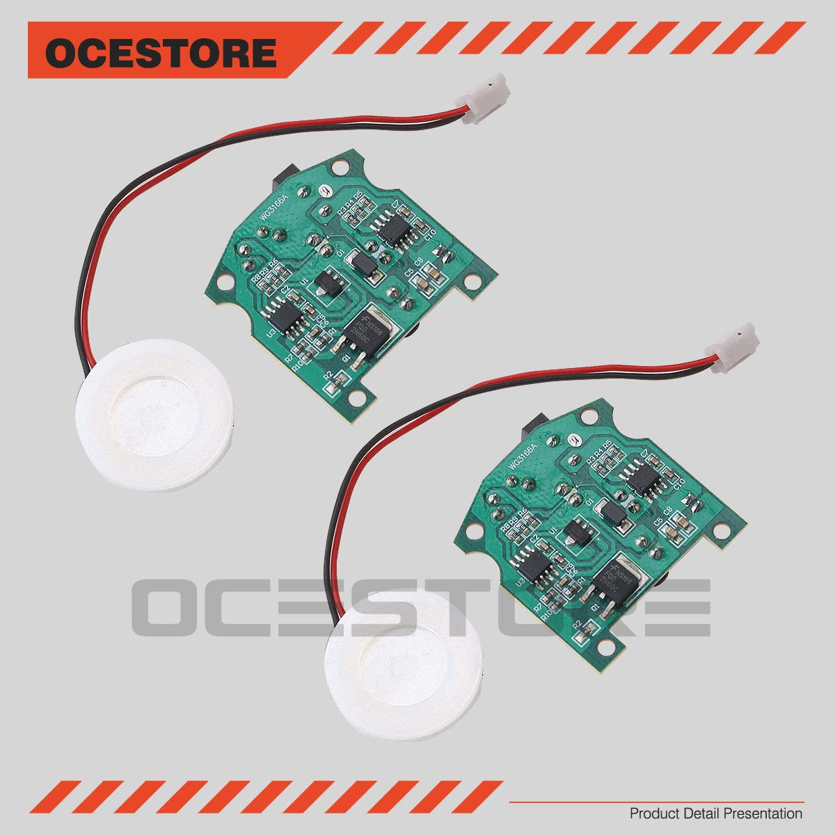 Ocestore 2 Pack Dc 3.7V 12V D20Mm 113Khz Ultrasonic Mist Maker ...
