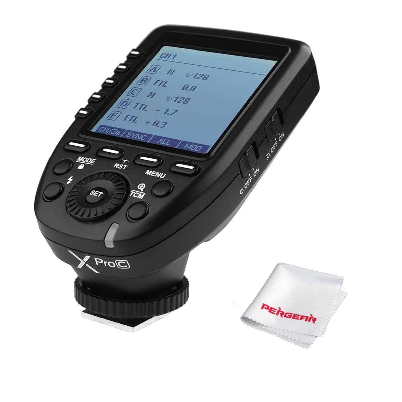 Godox Xpro C Ttl Wireless Flash Trigger For Canon 1/8000S Hss Ttl Convert Manual Function Large Screen Slanted Design 5 Dedicate