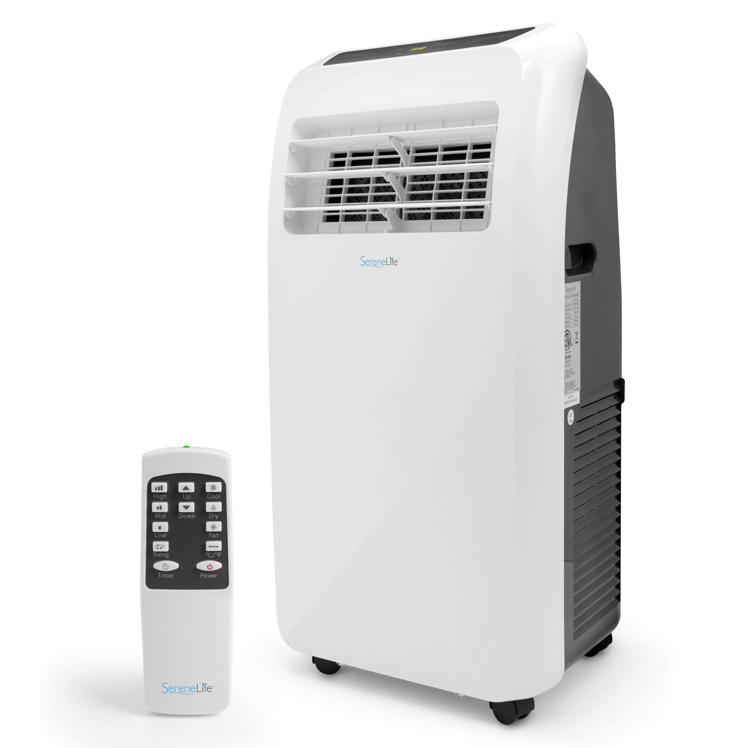 3 In 1 Portable Air Conditioner With Built In Dehumidifier Function,Fan Mode, Remote Control, Complete Window Mount Exhaust Kit