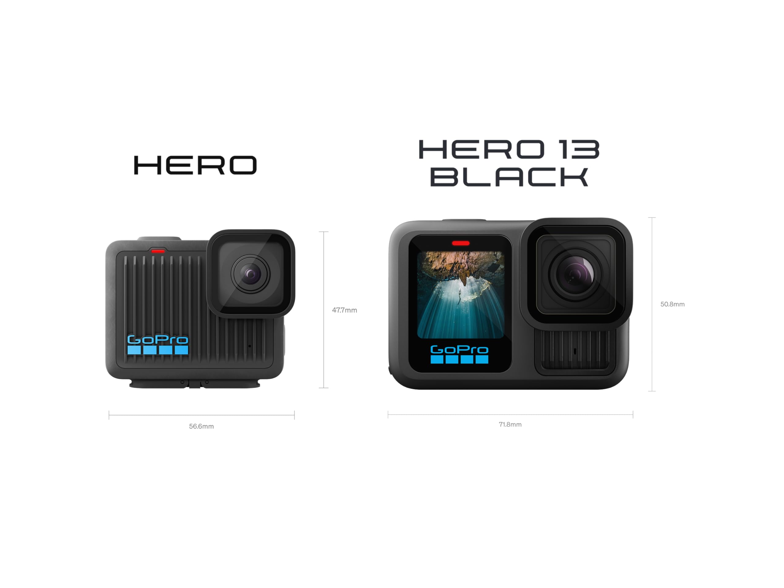 Gopro Hero   Compact Waterproof Action Camera With 4K Ultra Hd Video, 12Mp Photo, Touch Screen
