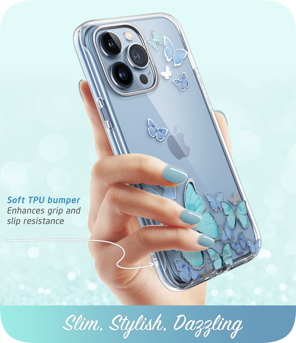 I Blason Cosmo For Iphone 13 Pro Max Case [Built In Screen Protector] [Military Grade Protection] Slim Full Body Stylish Protect
