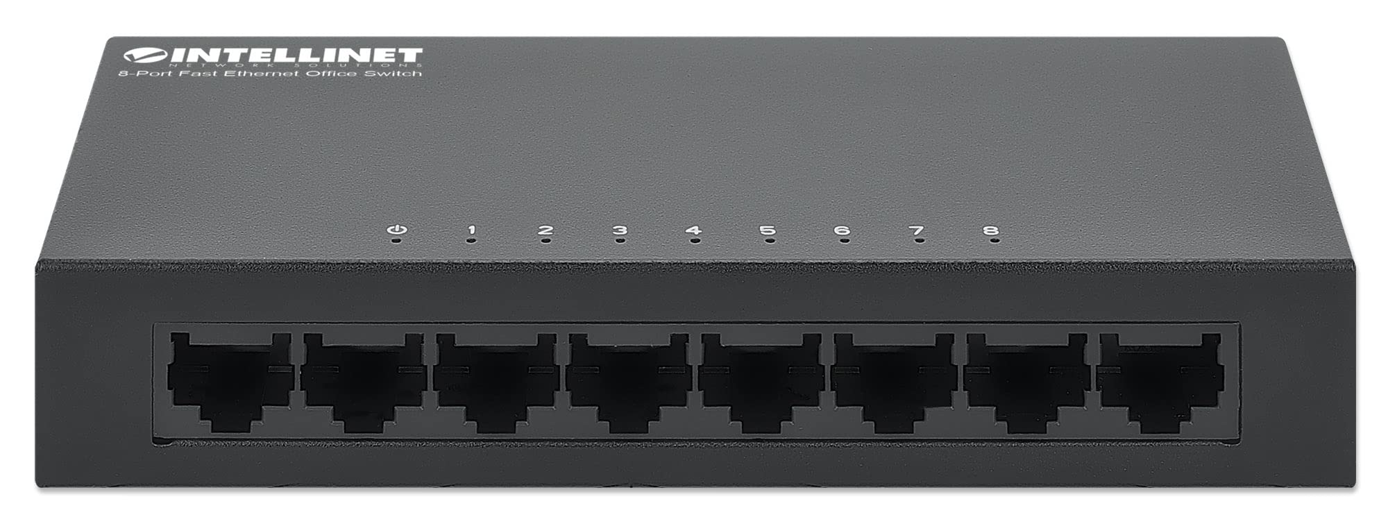 Intellinet 8 Port 10/100Mbps Fast Ethernet Office Switch (Metal) (523318)