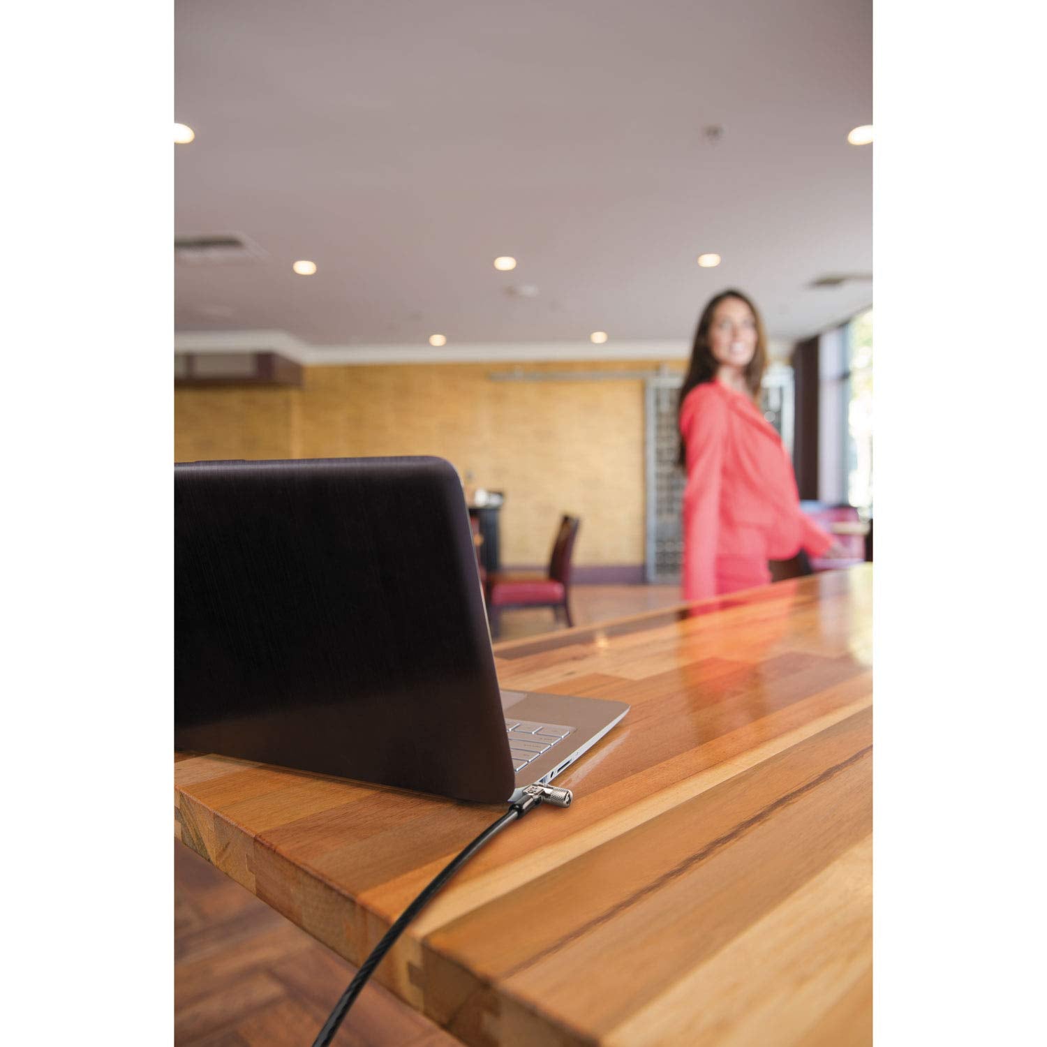 Kensington Microsaver 2.0 Keyed Laptop Lock,Black