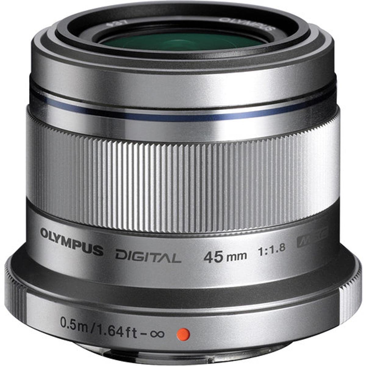Om System Olympus M.Zuiko Digital 45Mm F1.8 Silver For Micro Four Thirds System Camera, Compact Design Beautiful, Bokeh Bright