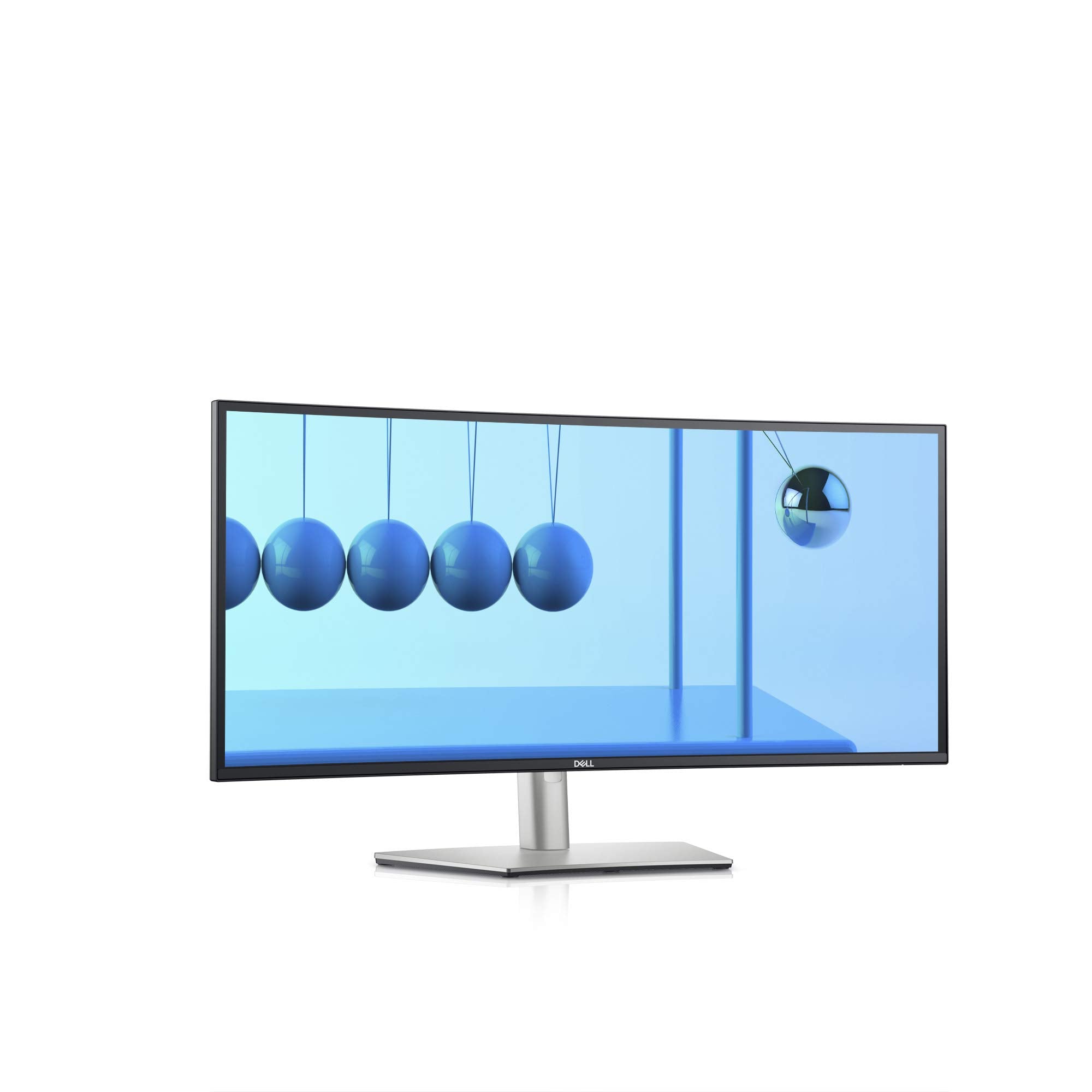 Dell UltraSharp U3421WE 34.14" Curved WQHD Monitor, Platinum Silver, 3440x1440p, 60Hz, VESA Mount Compatible