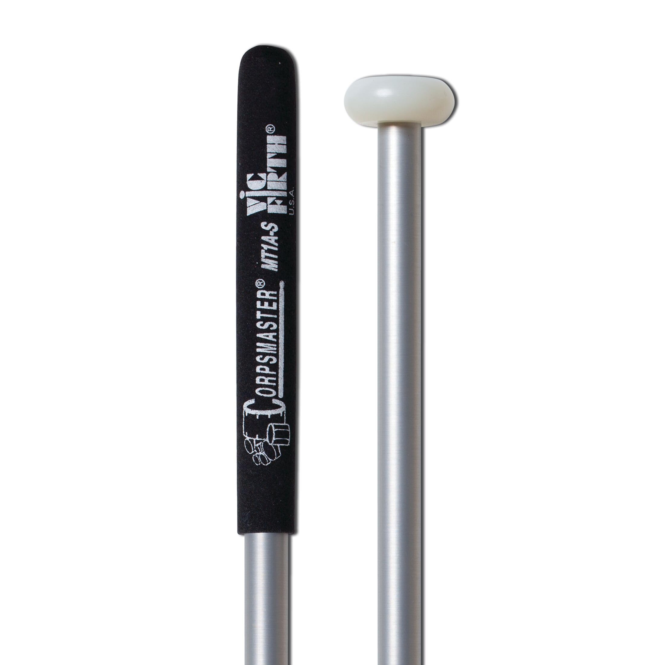 Vic Firth Corpsmaster Multi-Tenor mallet -- x-hard, x-heavy gauge shaft