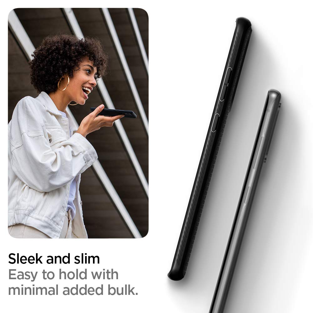 Spigen Liquid Air Designed For Samsung Galaxy S20 Plus Case (2020) - Matte Black