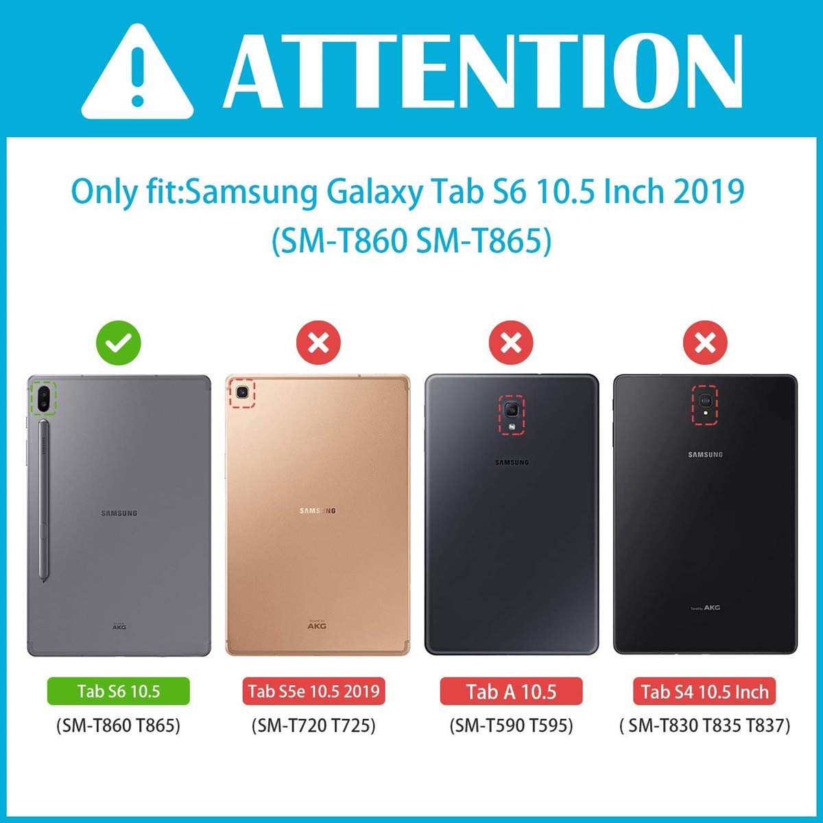 Icovercase Compatible With Samsung Galaxy Tab S6 10.5 Inch T860/T865 Case, Lightweight Matte Translucent Tpu Clear Case  Frosted