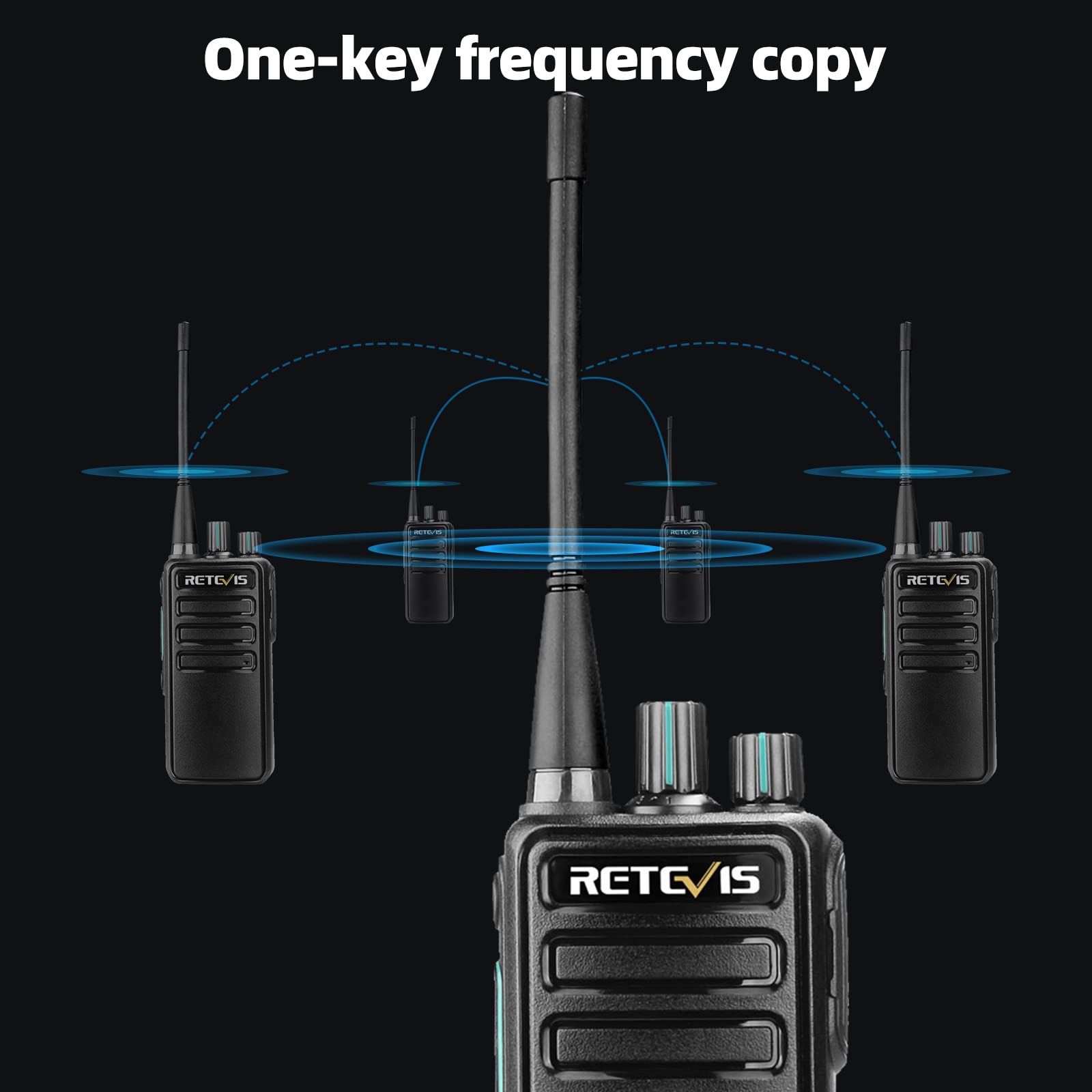 Retevis Rb29 Walkie Talkies For Adults,2 Way Radio With Shoulder Mic,Vox Handsfree,Durable Two Way Radios For Manufacturing Cons