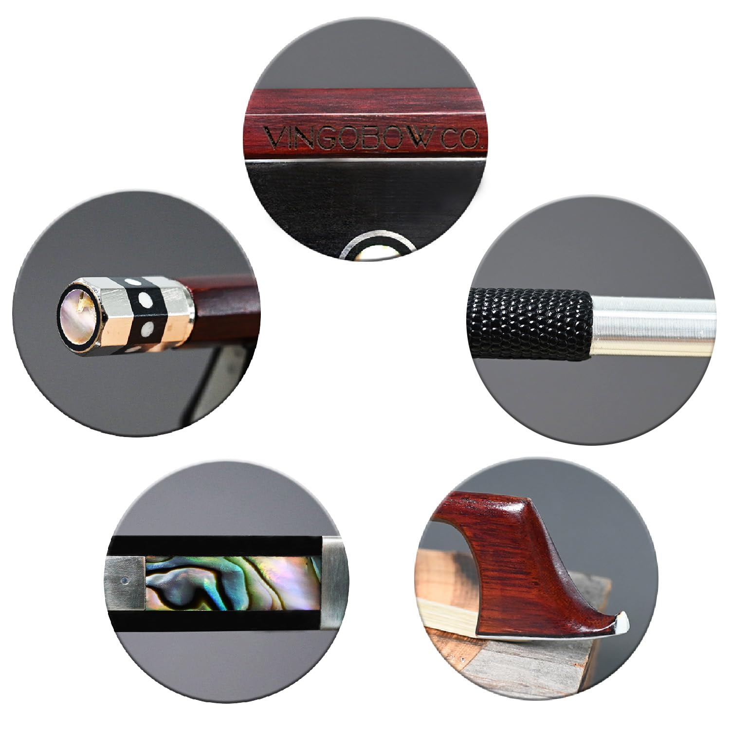 Pernambuco Cello Bow 4/4 Full Size Bright Tone