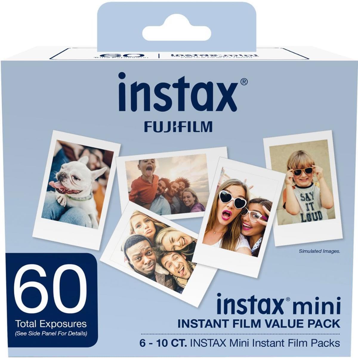 FUJIFILM Instax Mini Instant Film Value Pack  60 Photos
