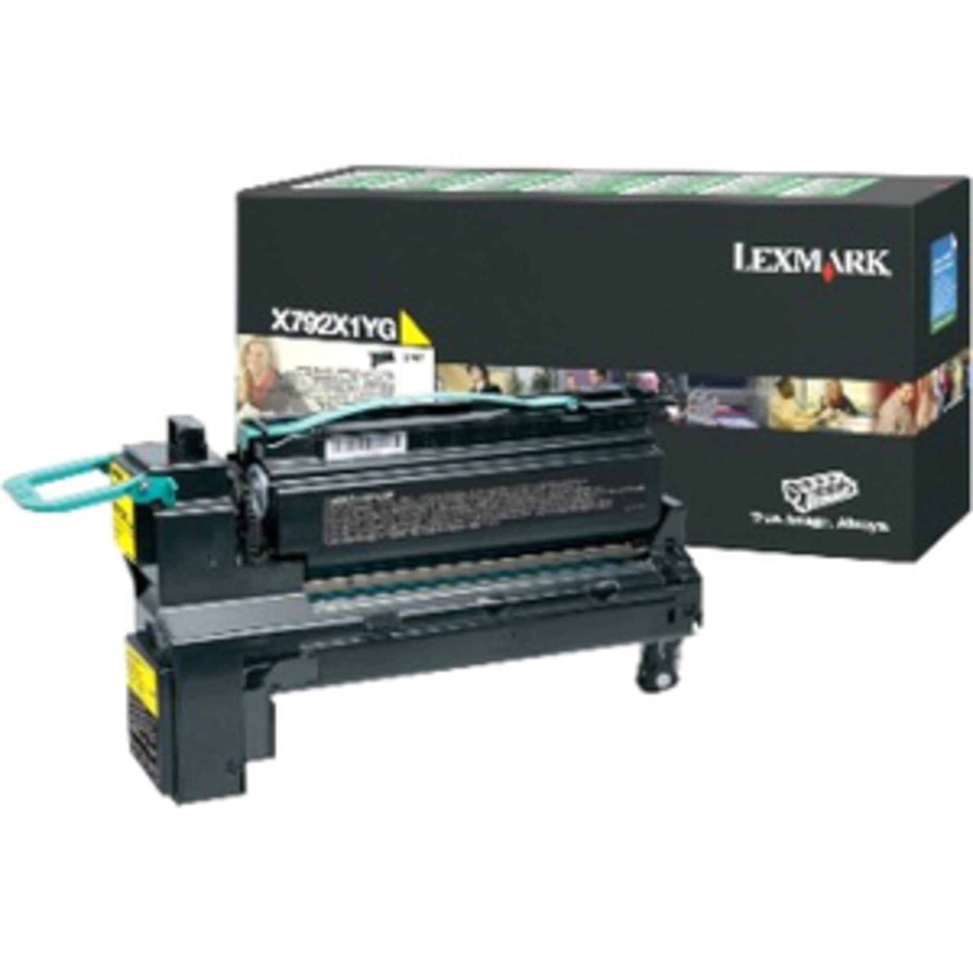 Lexmark X792X2Yg Extra High Yield Toner, 20,000 Page Yield, Yellow