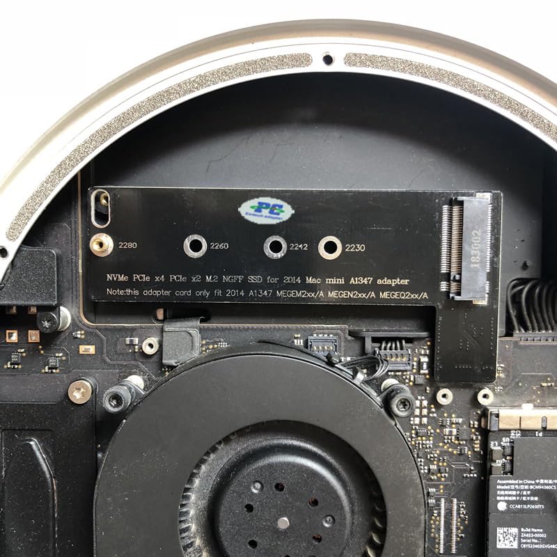 Sintech M.2 Ngff Nvme Ssd Card For Upgrade Mac Mini Late 2014 Year A1347 Meg Series