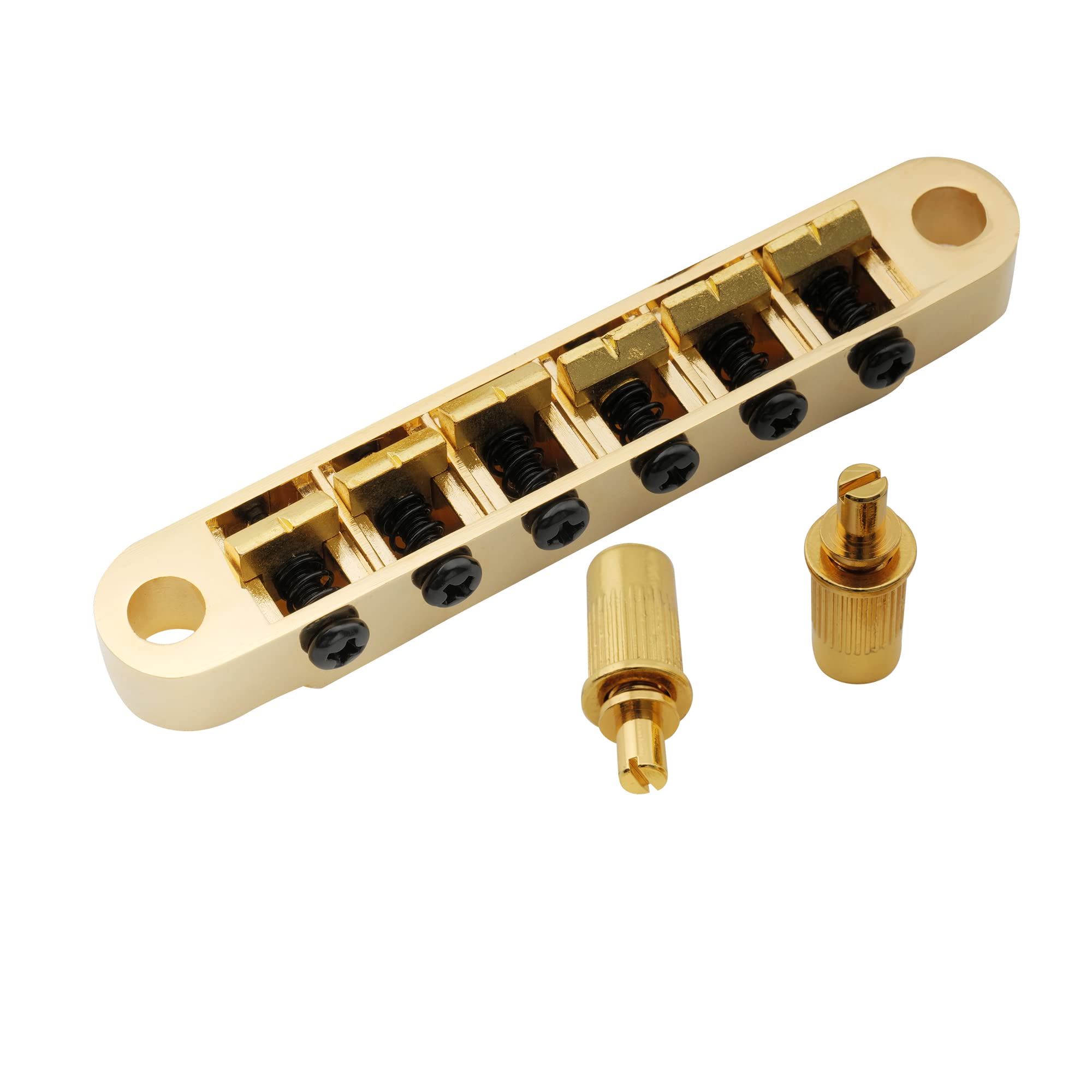 Wilkinson Wogb2 52Mm (2 3/64 Inch) Wide Type Tune O Matic Bridge For Usa Epiphone Les Paul Sg Style Electric Guitar, Gold