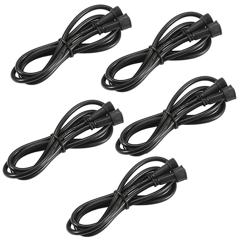 Sumaote 3.28Ft 1M 2Pin Extension Cable Wire With Male And Female Connectors At Both Ends For Single Color Led Deck Light, Pack O