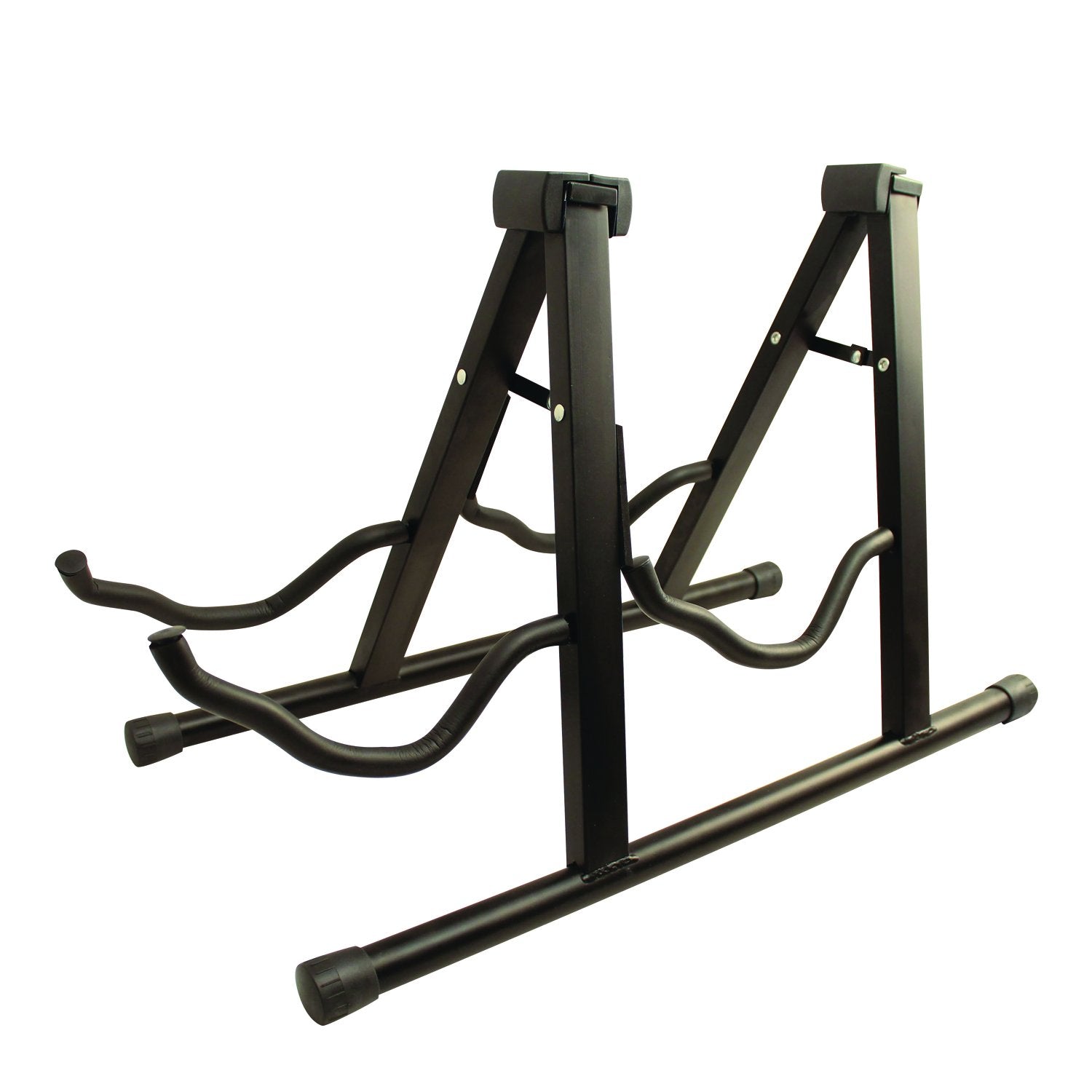 Chromacast Cc Dgs 2Pk Universal Folding Double Guitar Stand With Secure Lock, Pack Of 2