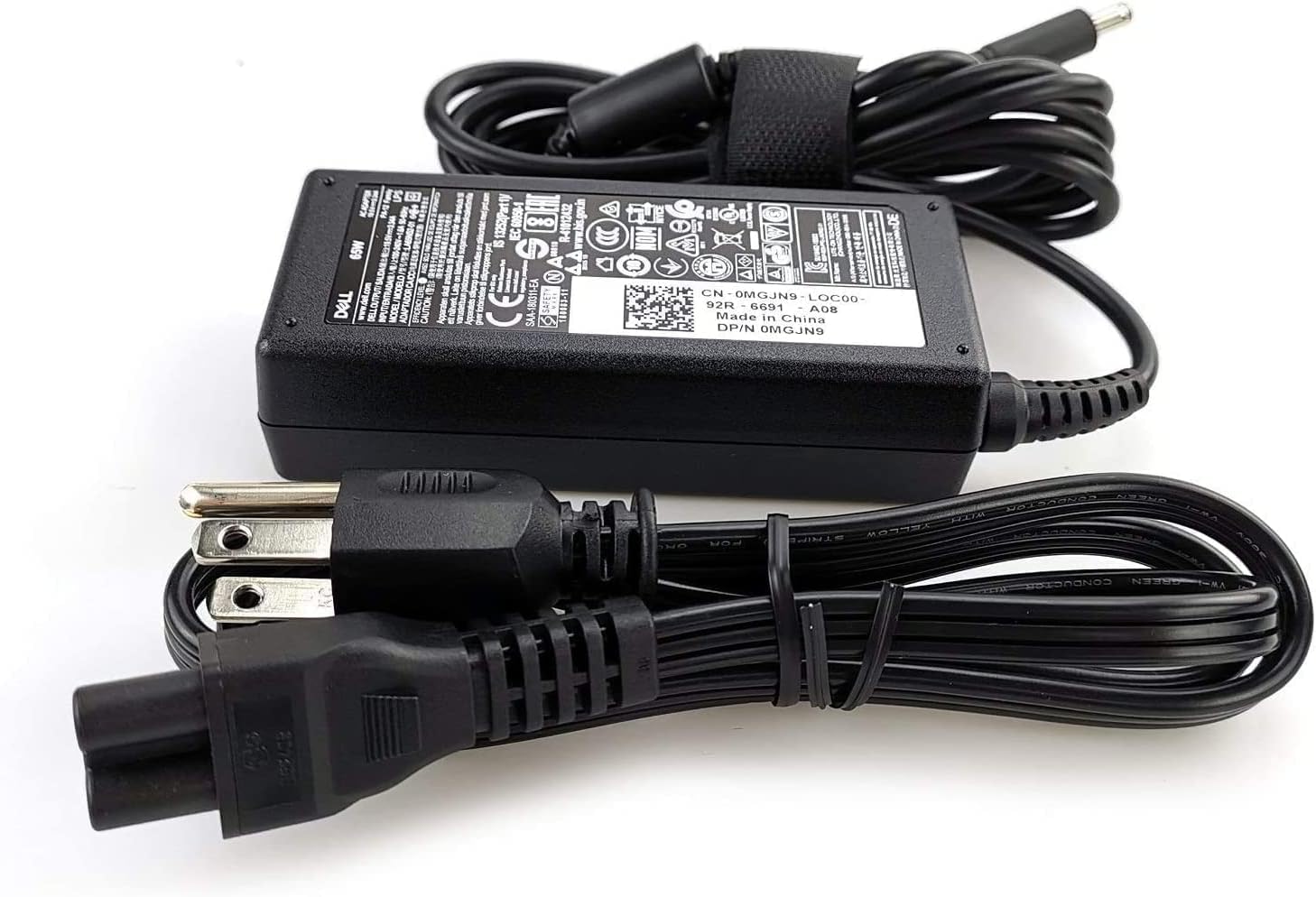 Genuine 65W Ac Adapter Charger 4.5Mm Tip For Dell Vostro 13 14 15 16 3000 5000 Series 5410 5471 5481 5490 5501 5502 5301 3420 34