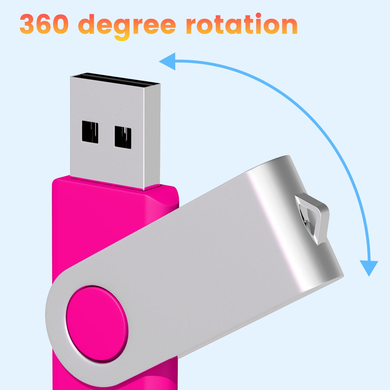 Aretop Bulk Flash Drives 4Gb 20 Pack Usb2.0 Swivel Bulk Thumb Drives 20 Pack Memory Stick Usb 20 Pack Pendrive 4Gb Usb Drive 20 Pack Jump Drive (20Pack 4Gb, Multicolors)