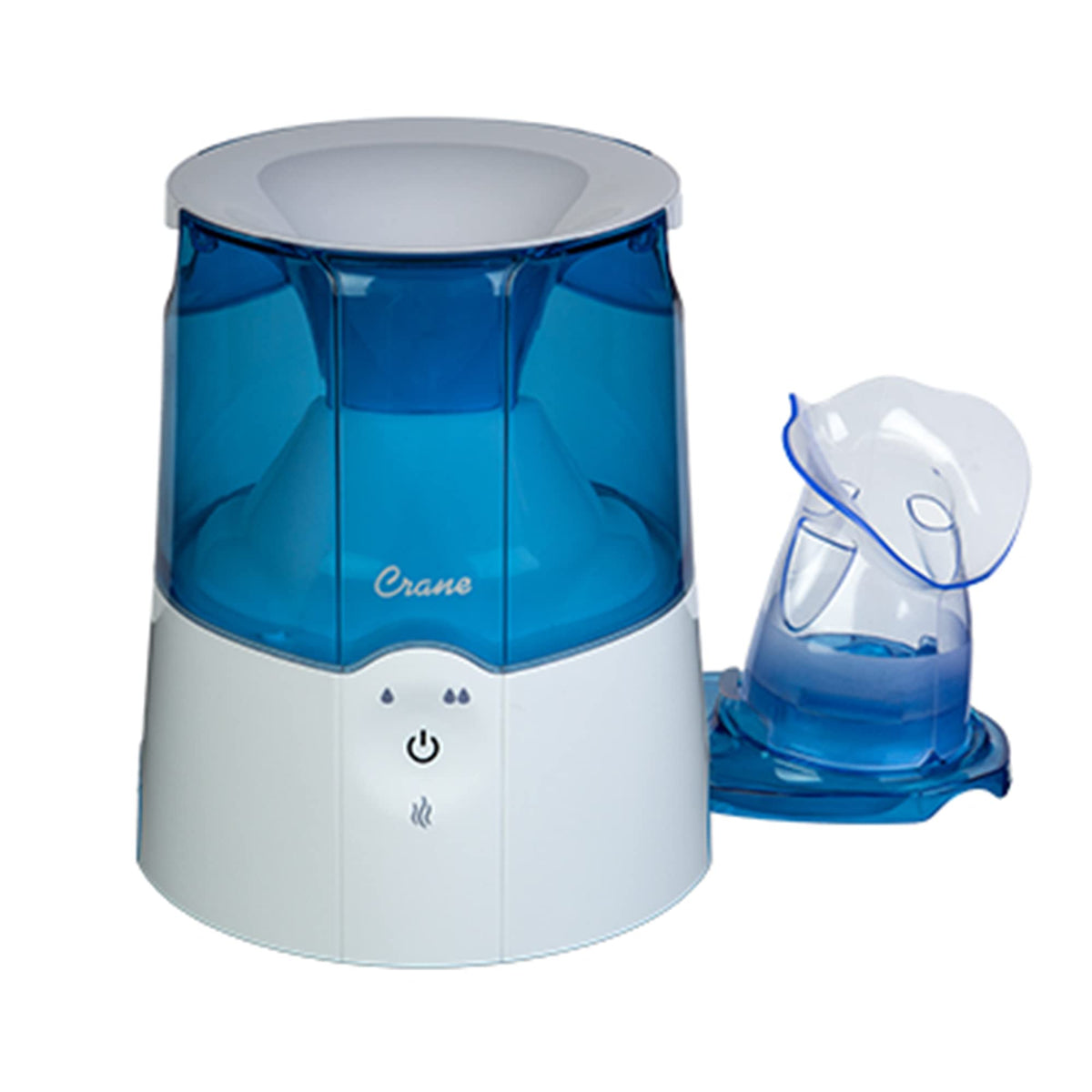 Crane Ee 5202 Inhaler & Warm Mist Humidifier, 0.5 Gallon, Blue & White