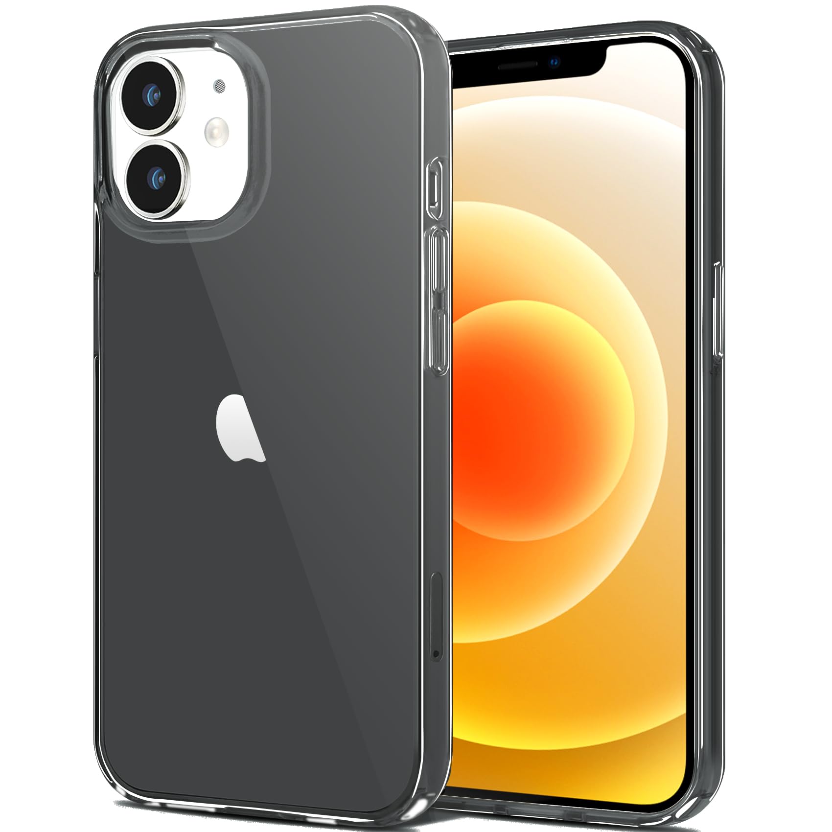 Jjgoo Compatible With Iphone 12 Case & 12 Pro Case Clear Soft Transparent Shockproof Protective Slim Thin Bumper Phone Cover For