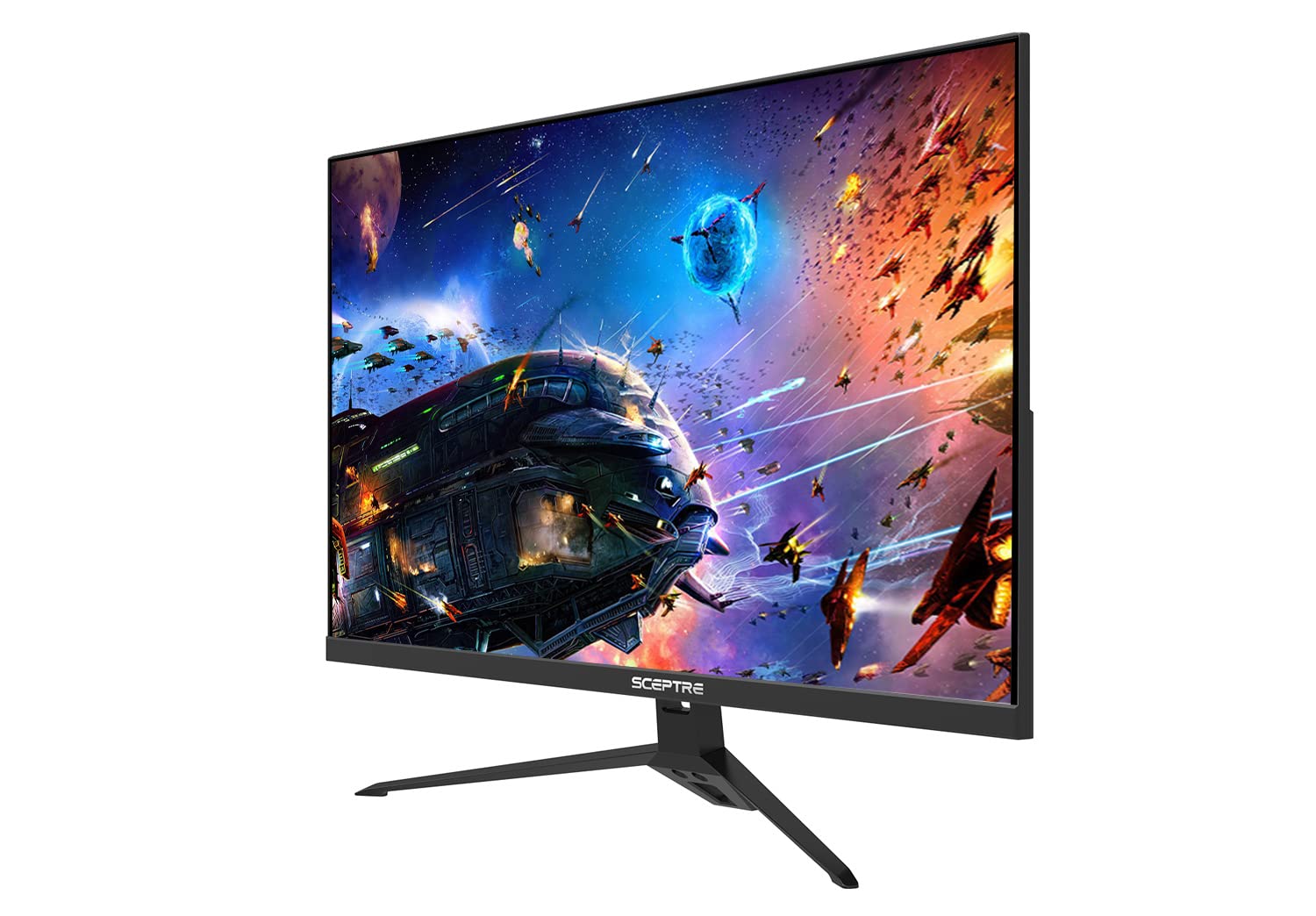 Sceptre 27 Inch Ips Gaming Monitor Up To 165Hz Displayport Hdmi 300 Lux Build In Speakers, Machine Black (E278B Fpt168)