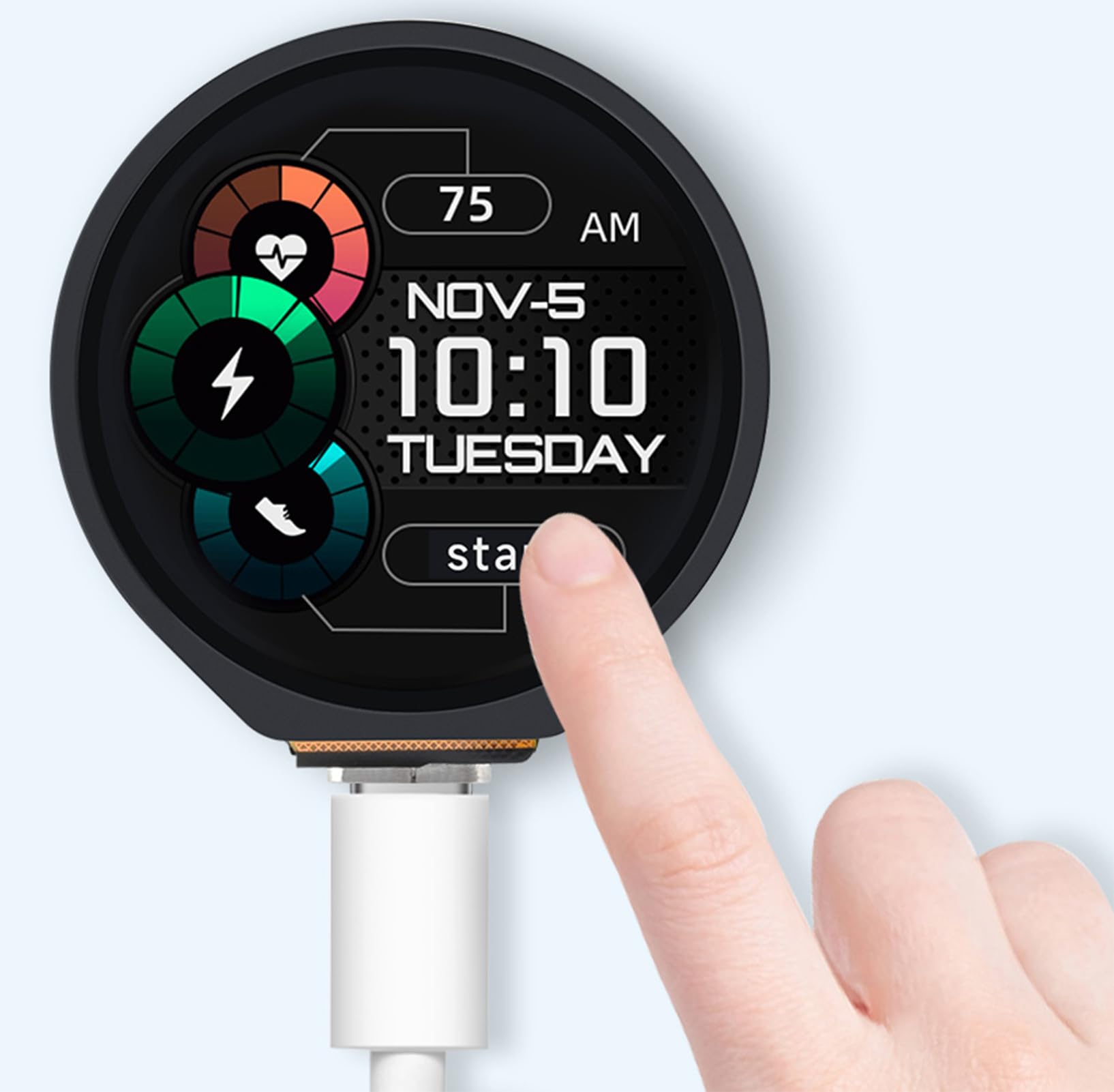 Waveshare Esp32 S3 Development Board With 1.28Inch Round Touch Lcd, Accelerometer And Gyroscope Sensor, 240  240 Pixel 65K Color