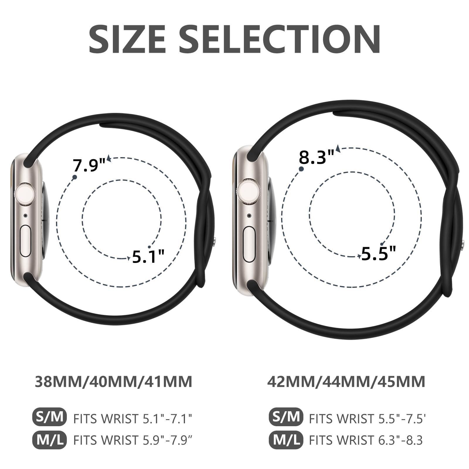 Imivio Sport Band Compatible With Apple Watch Band 44Mm 38Mm 40Mm 41Mm 42Mm 45Mm 49Mm For Women Men, Soft Silicone Waterproof Re