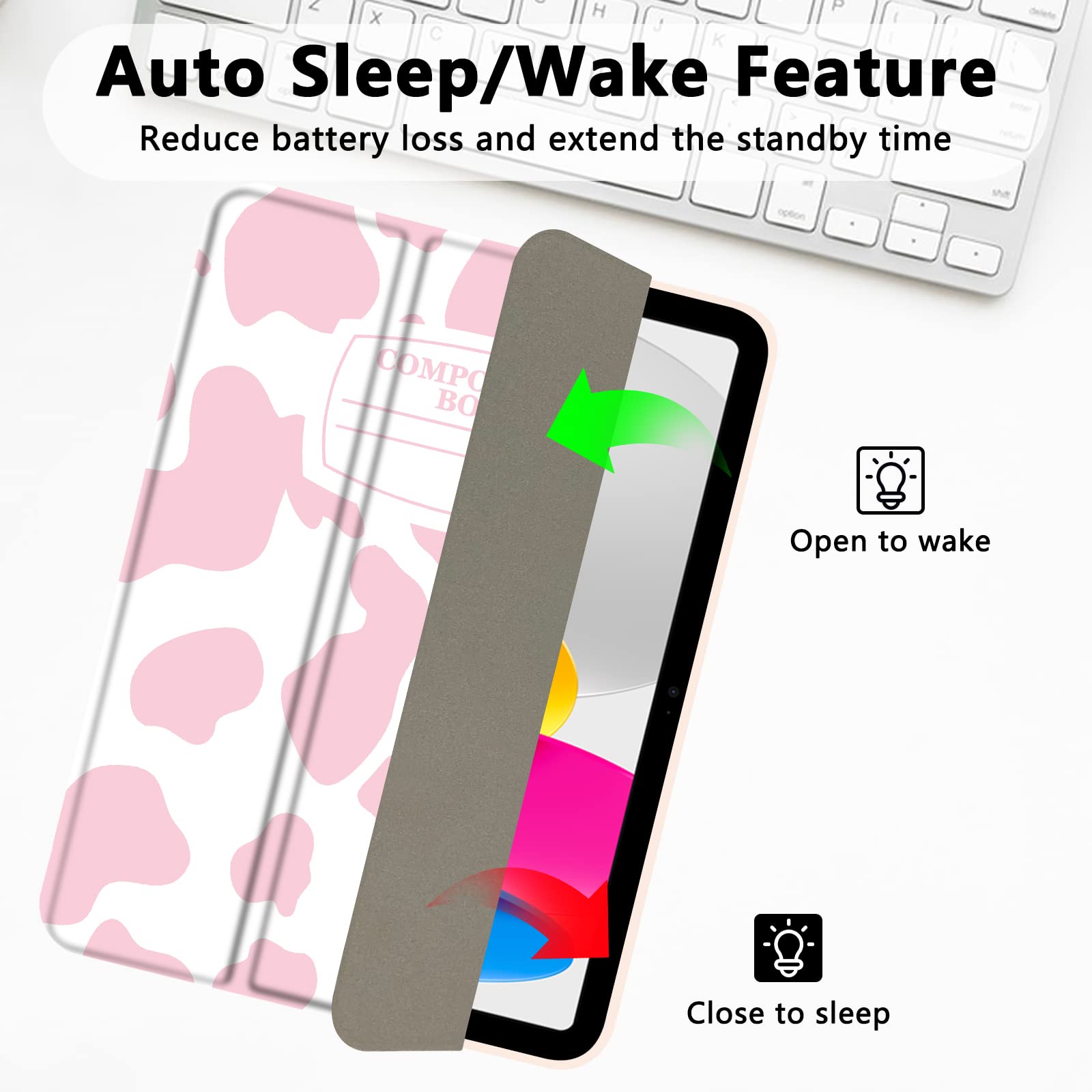 Topperfekt Ipad 10Th Generation Case 2022 10.9 Inch 2022 A2757 A2777 A2696, Tpu Shockproof Frame And Protective Leather Cover [B