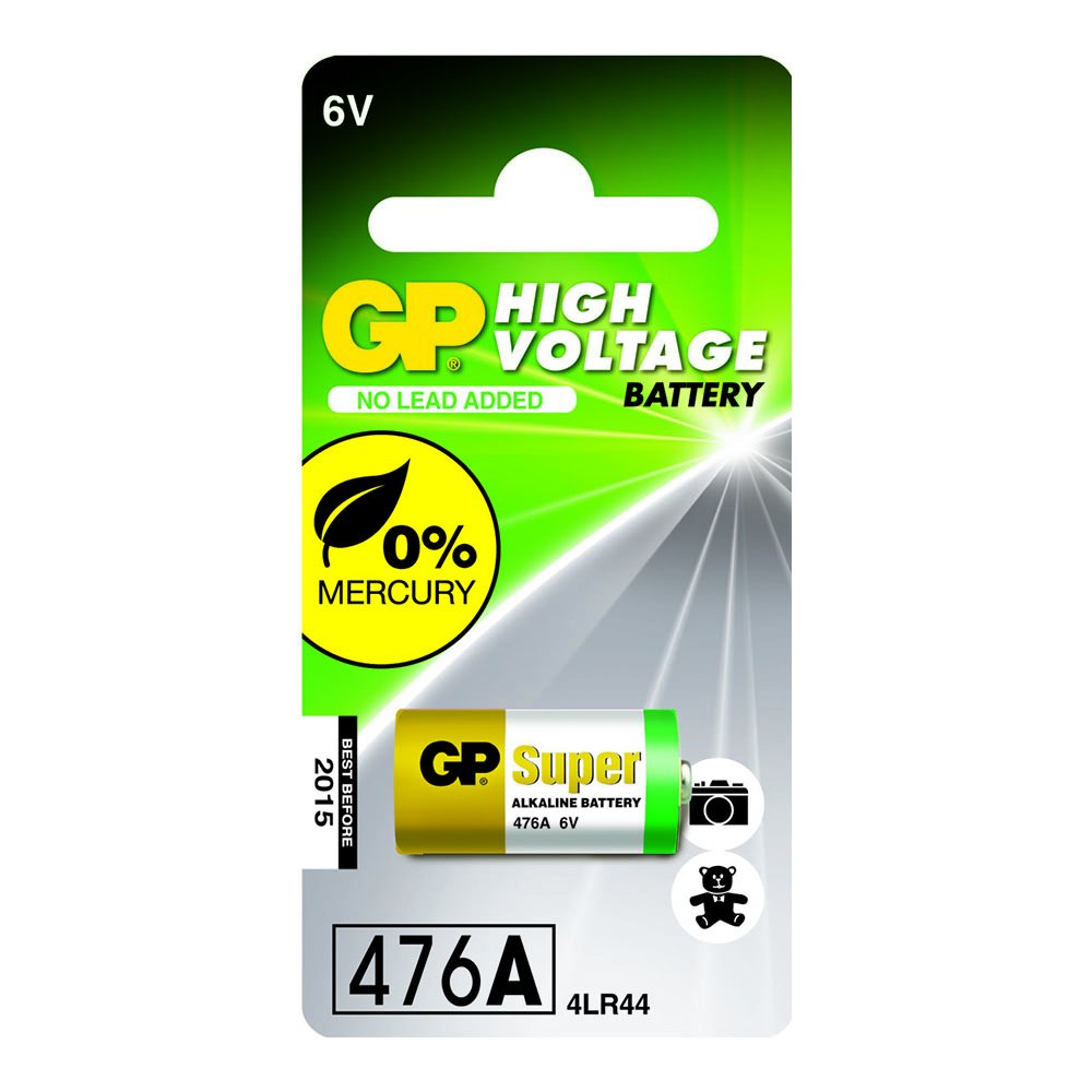 Super GP Batteries High Voltage Alkaline 6V 476A