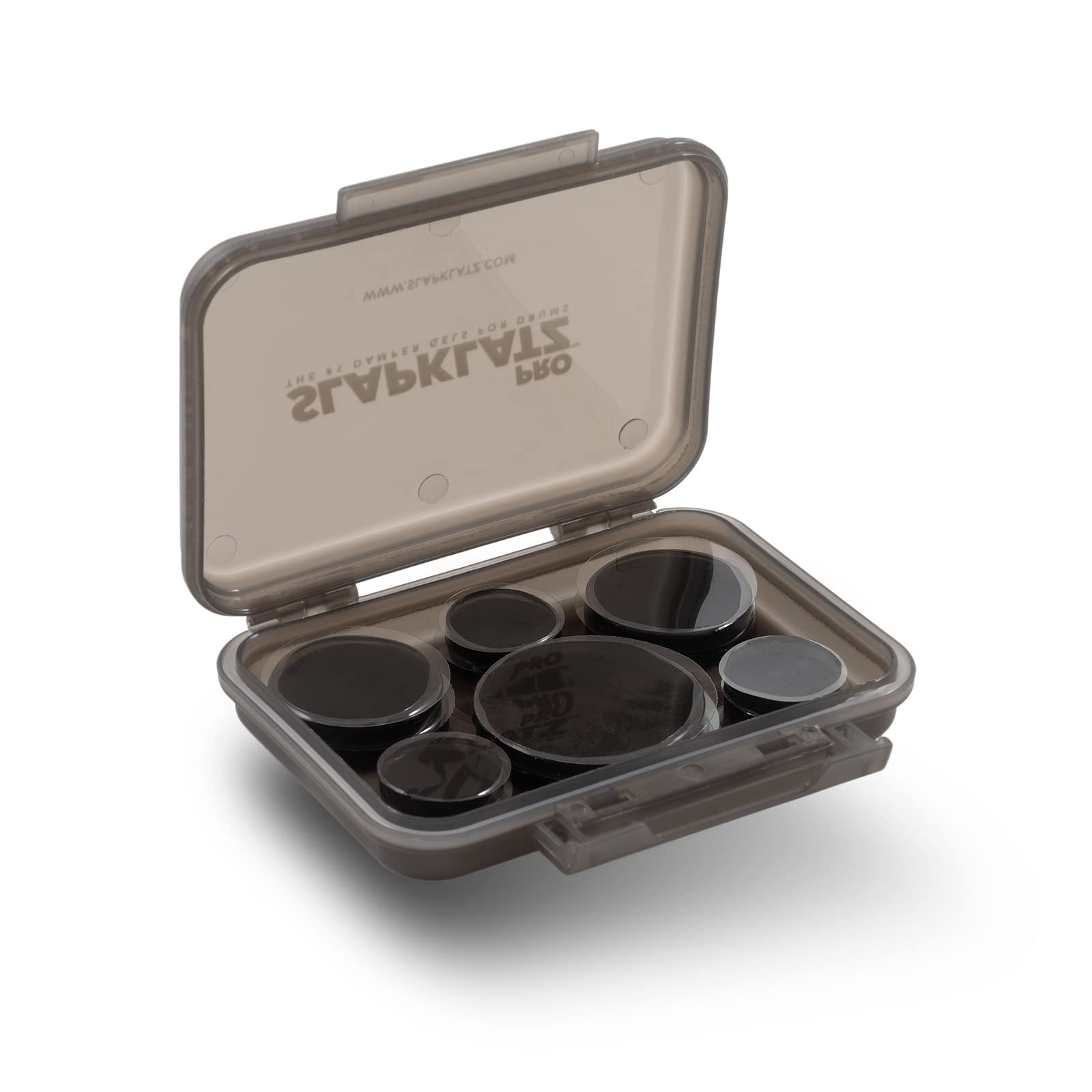 Slapklatz Pro Drum Dampeners   Black (10 Pcs / 3 Sizes)   Free Case   Non Toxic
