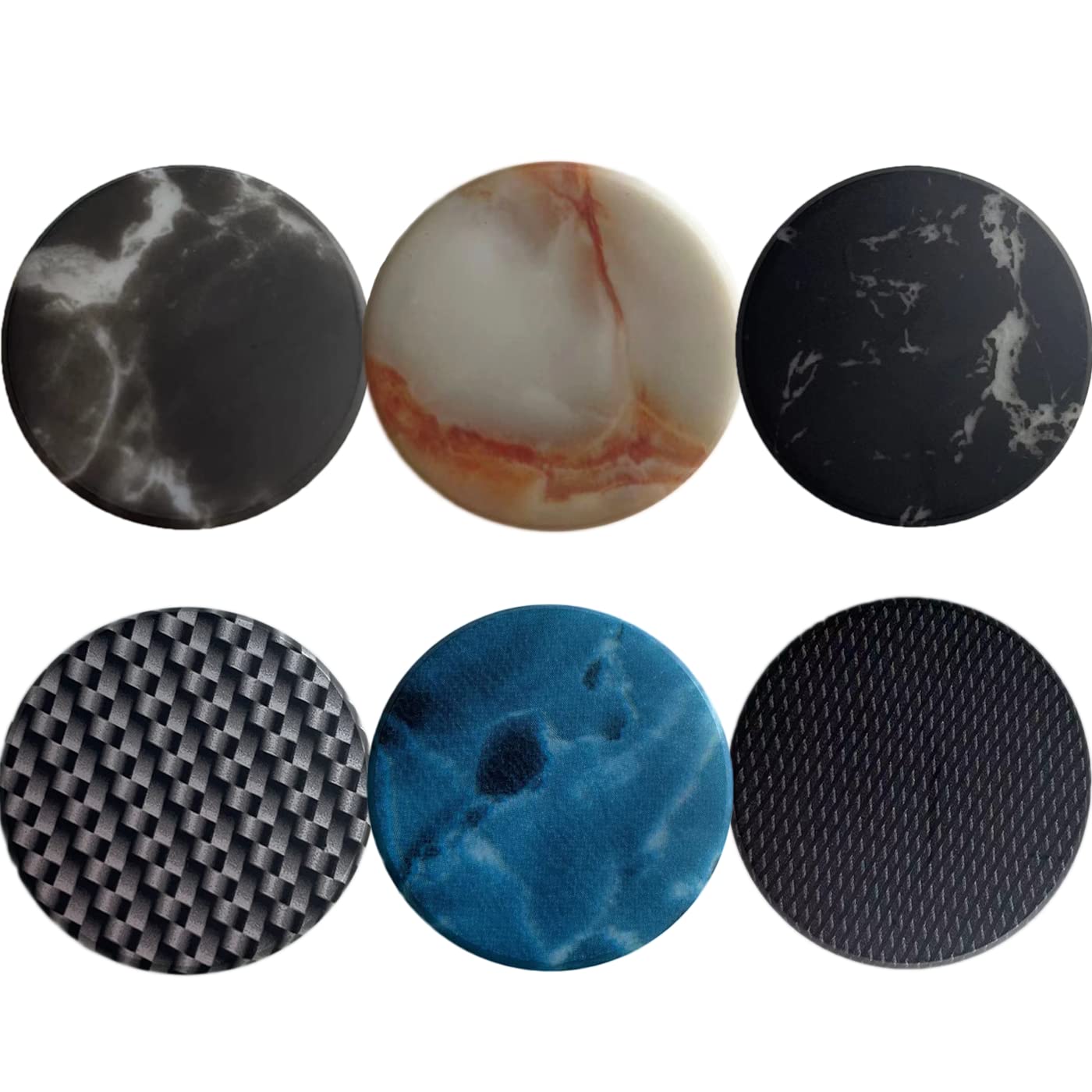 Swappable Covers For Collapsible Phone Grip & Stand Replacement Top Covers For Get A Different Design On Your Expanding Phone Gr