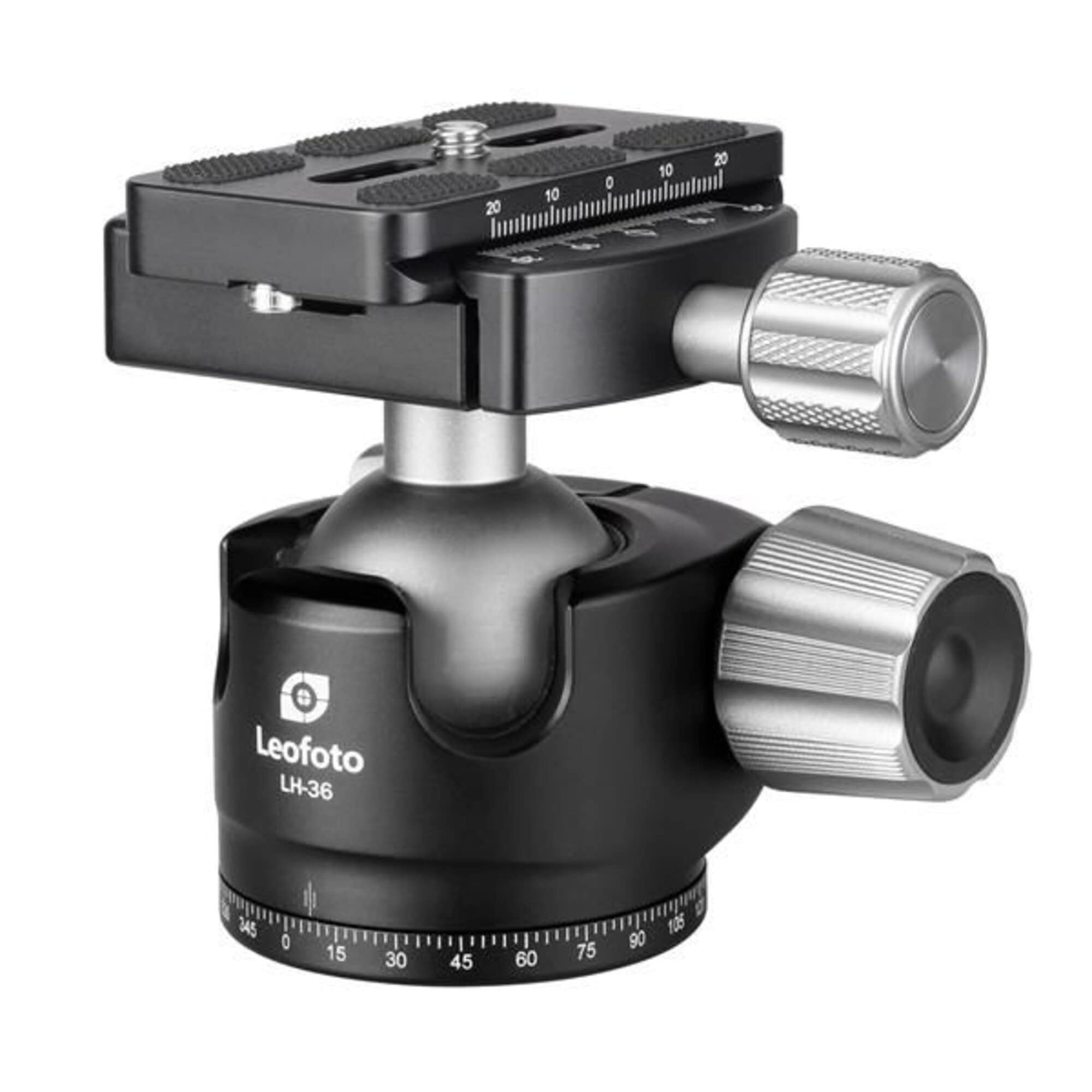 Leofoto   Lh 36 Ball Head With Qp 70N Quick Release Plate   360 Degrees Rotatable   Universal 3/8'' Tripod Screw   Lh 36+Qp 70N