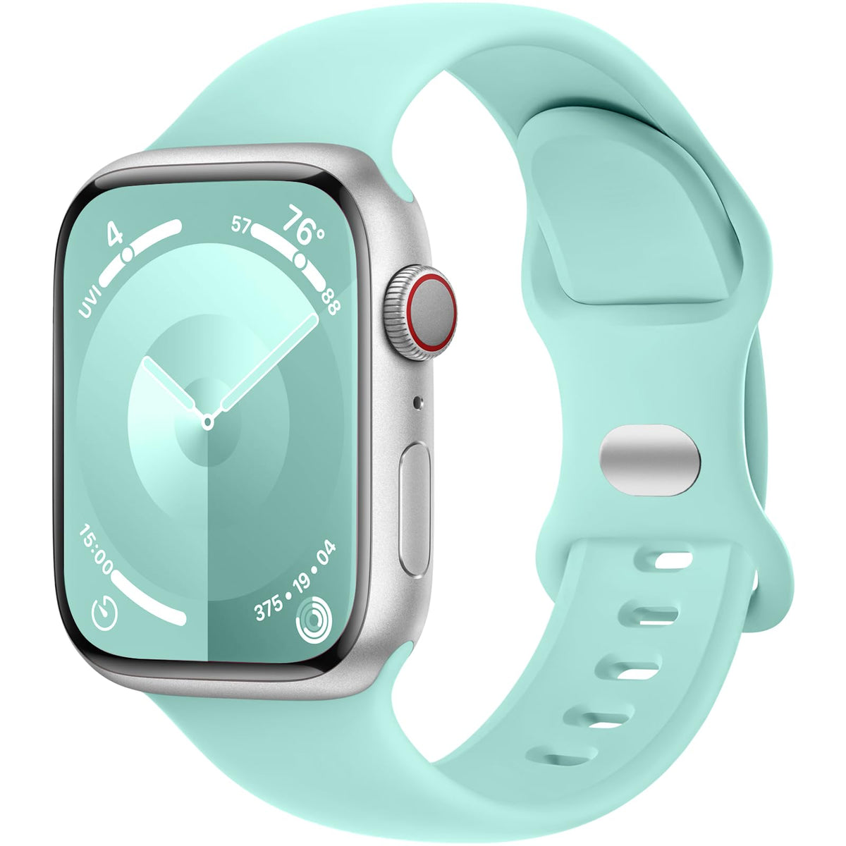 Daqin Sport Band Compatible With Apple Watch Band 40Mm 38Mm 41Mm 42Mm 44Mm 45Mm 49Mm Women Men, Soft Silicone Waterproof Strap F