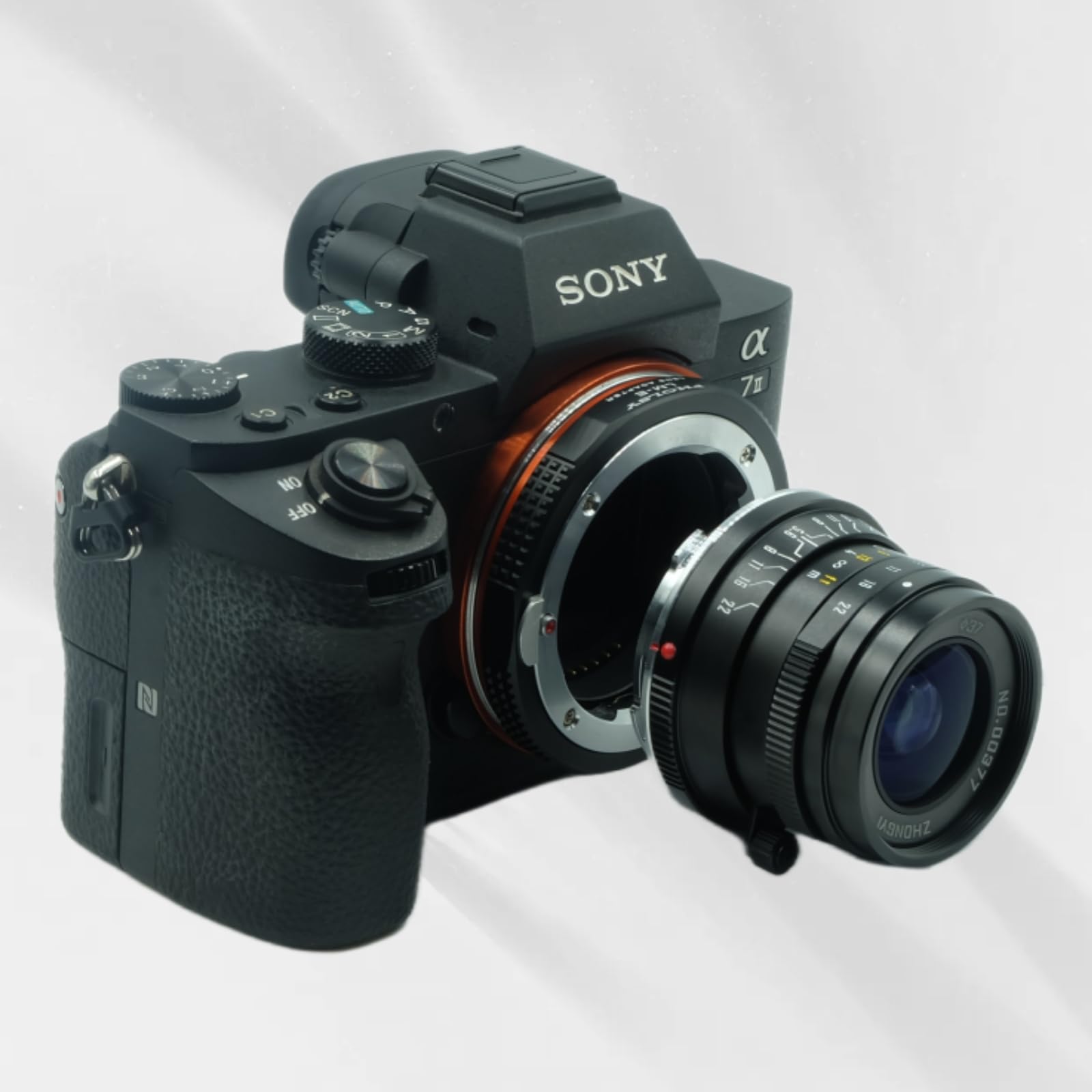 Pholsy Lens Mount Adapter Compatible With Leica M Lm, Zeiss Zm, Voigtlander Vm Mount Lens Compatible With Leica M To E Camera Co