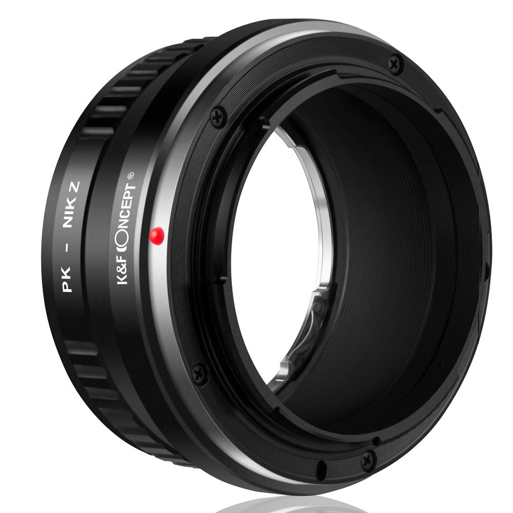 K&F Concept Lens Mount Adapter For Pentax Pk Munt Lens To Nikon Z6 Z7 Camera