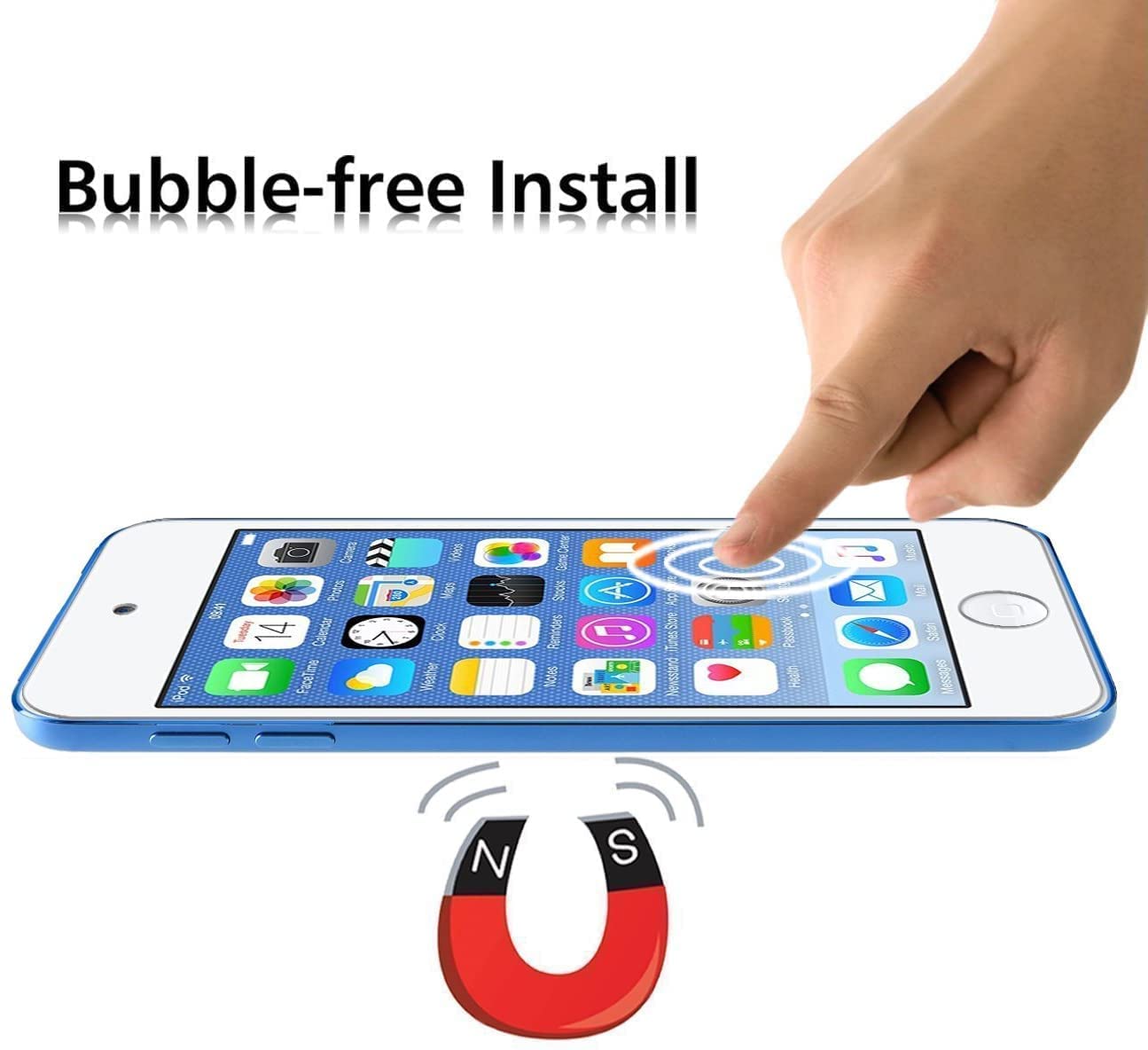 Ivoler [4 Pack] [Tempered Glass] Screen Protector Compatible Ipod Touch 7G 2019 6G 5G (7Th 6Th 5Th Generation), 0.2Mm Ultra Thin