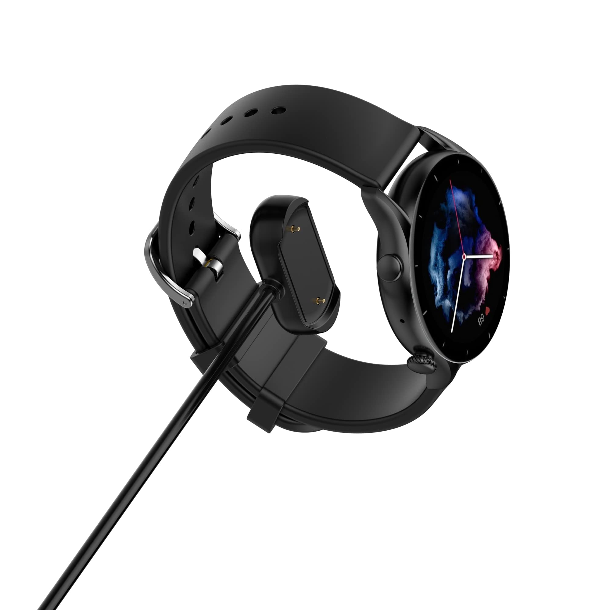 Charging Cable Compatible For Amazfit Gts 3/Gtr 3/Gtr 3 Pro Charger, 3.3Ft Usb Cable Portable Cord Replacement Charger Smartwatc