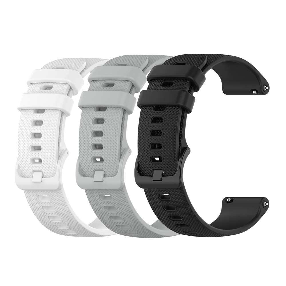 Yeejok 22Mm Silicone Bands Compatible For Fossil Men'S Gen 6/5E 44Mm/Gen 5 Lte/Carlyle/Garrett/Women'S Julianna Smart Watch, Rep