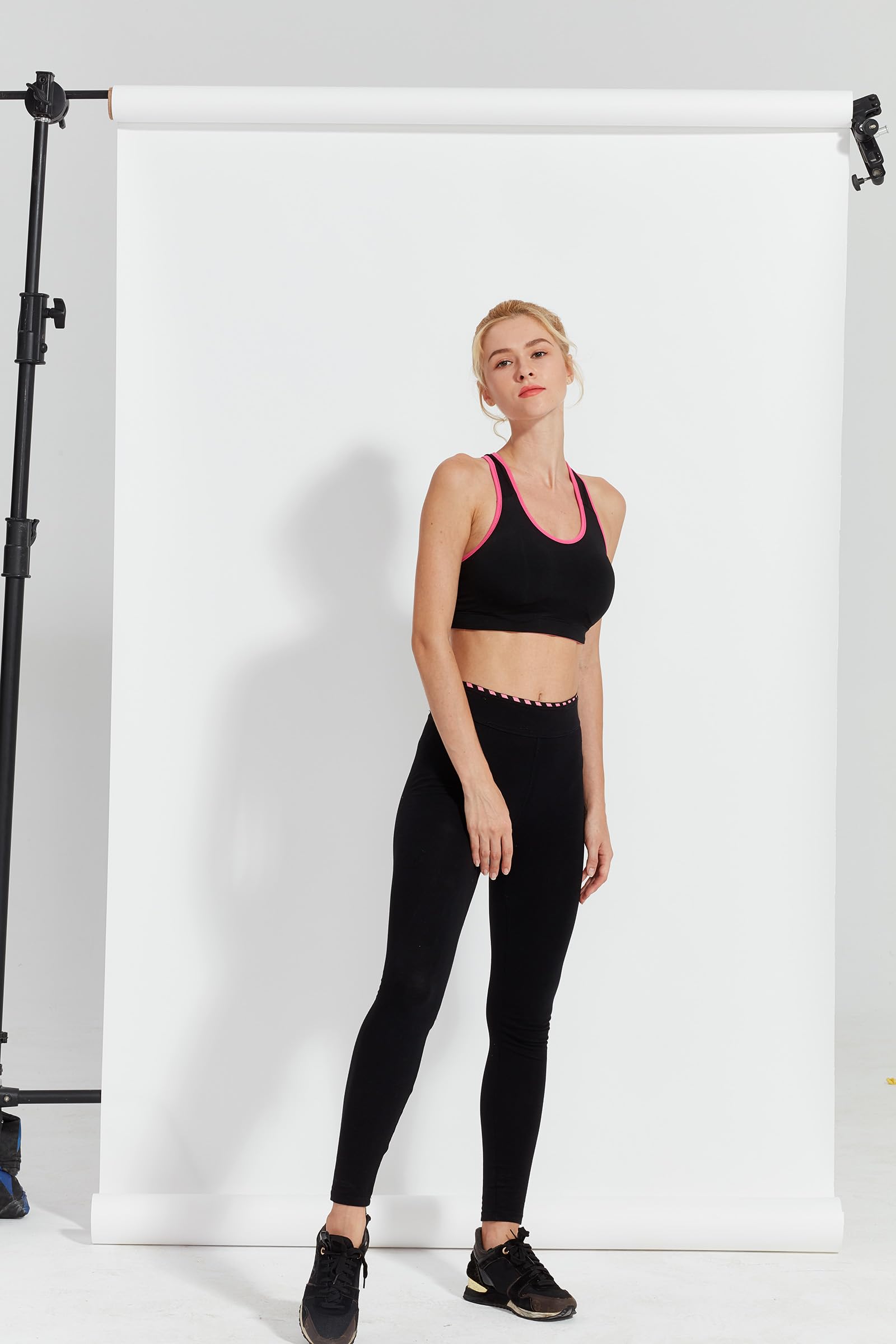 Huamei Seamless Photography Background Paper, Photo Backdrop Paper 53 Inches Wide X 16 Feet, 69 Eco Bright White (135569)