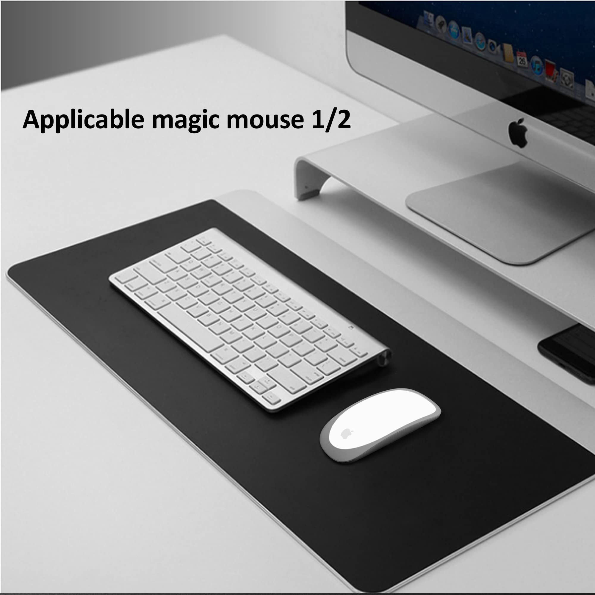 Uqy Protective Case For Apple Magic Mouse 1&2, Drop Resistant, Wear Resistant Mouse Accessories Silicone Cover (White)