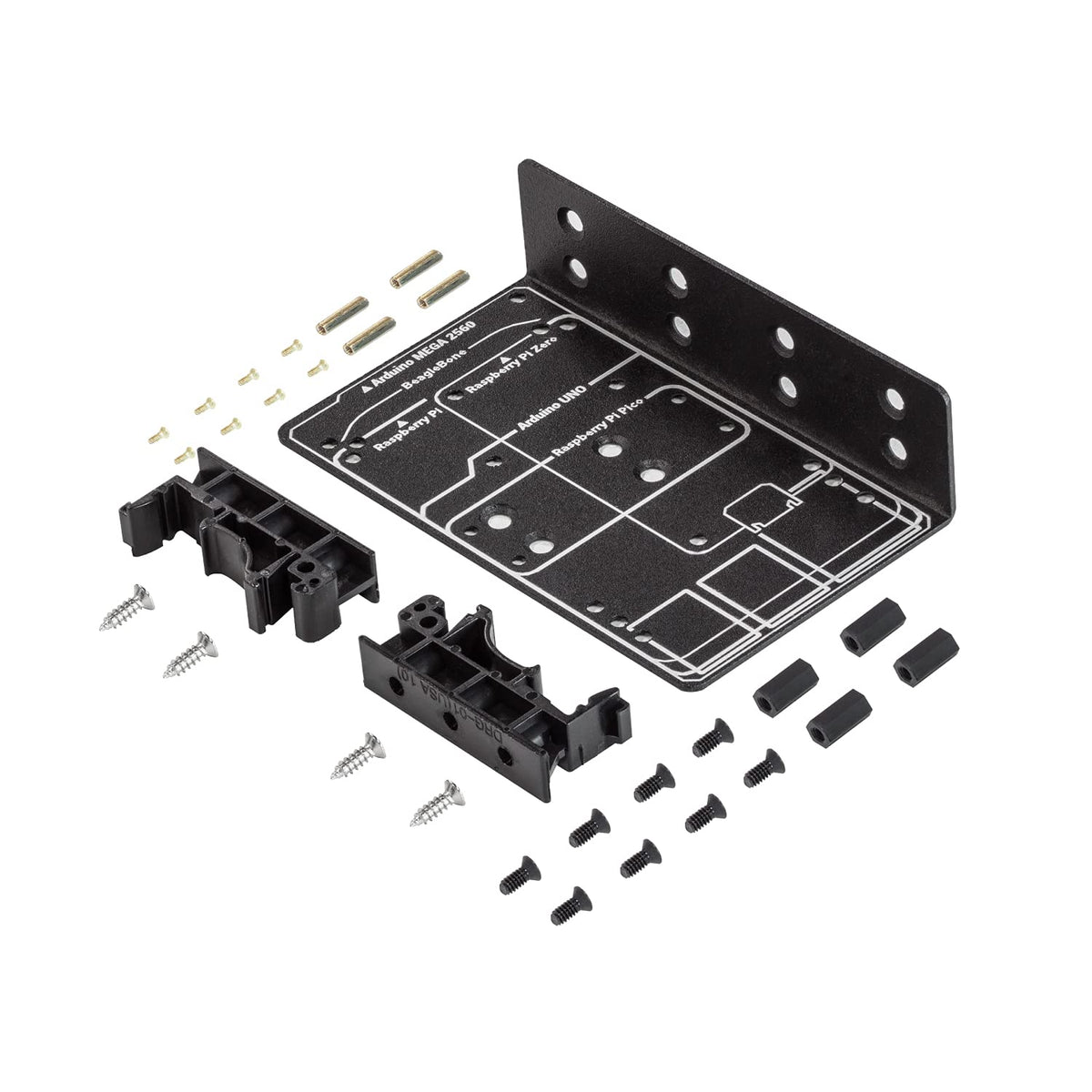 Uctronics For Raspberry Pi Din Rail Mount, Compatible With Arduino, Rpi 5/4B/3B+/3B/2B/B+, Pi Zero, Raspberry Pi Pico