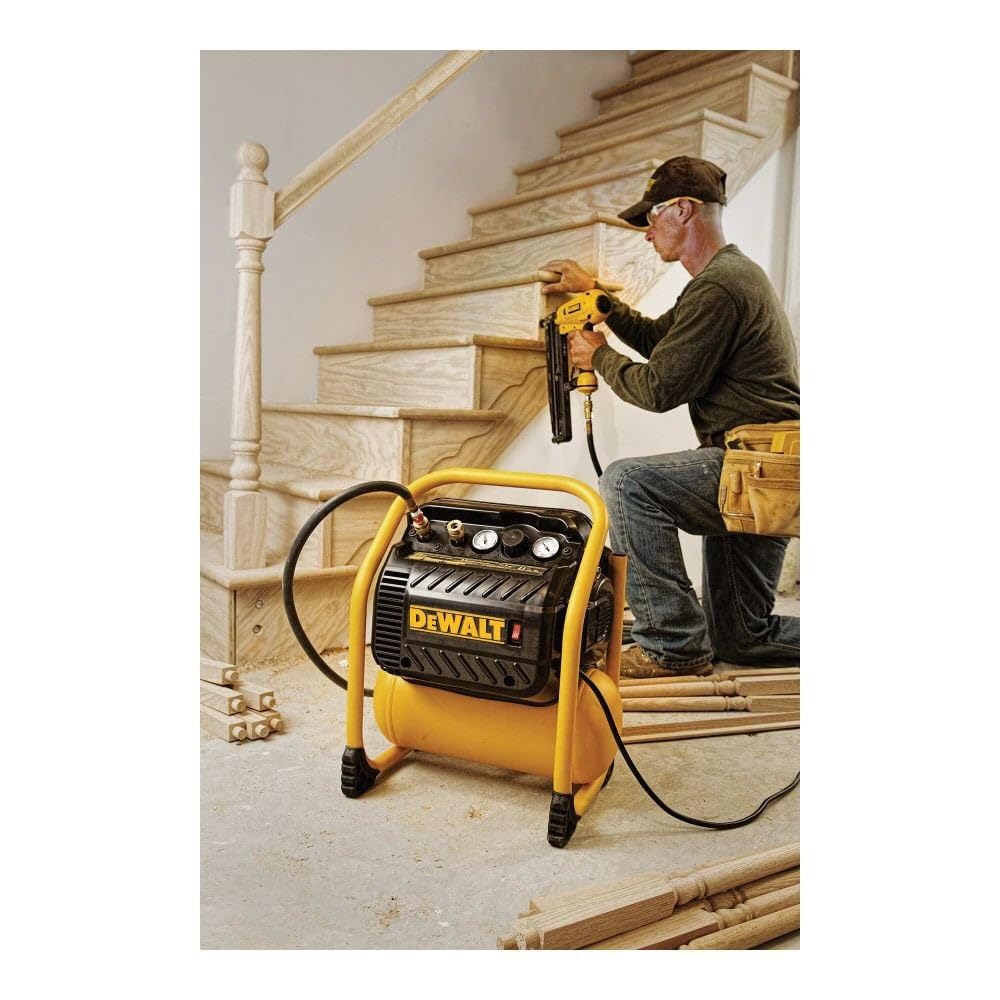 Dewalt Air Compressor For Trim, 200 Psi Max, Quiet Operation (Dwfp55130)
