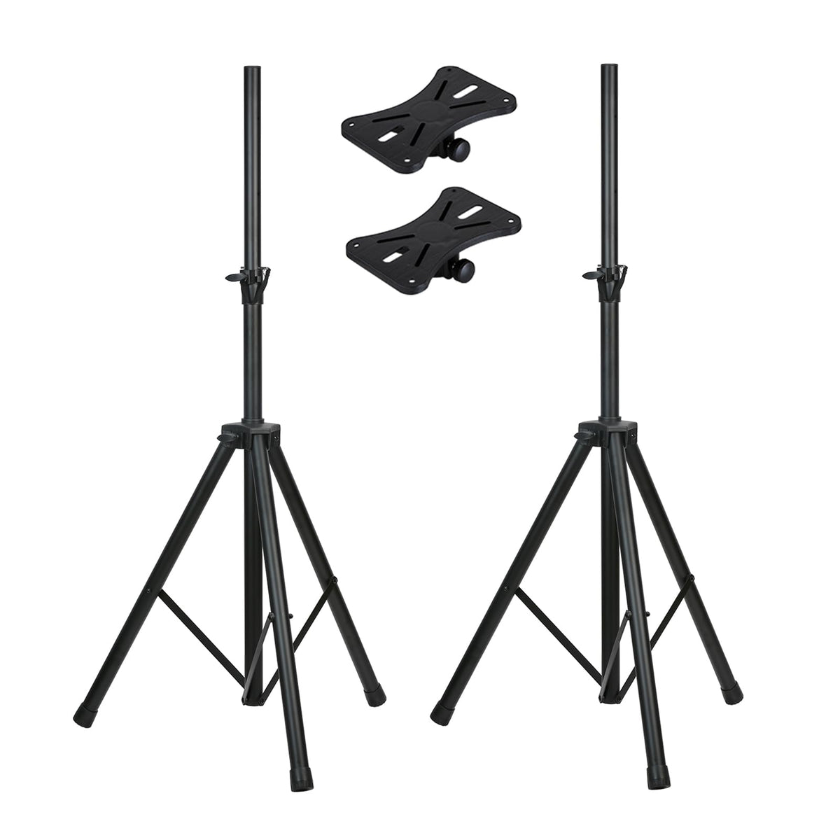 Howonder Hd 200 Universal Speaker Stand,Pa Speaker Stands,Speaker Tripod Stand, Adjustable Height From 44 To 72 Inches,Hold Up T