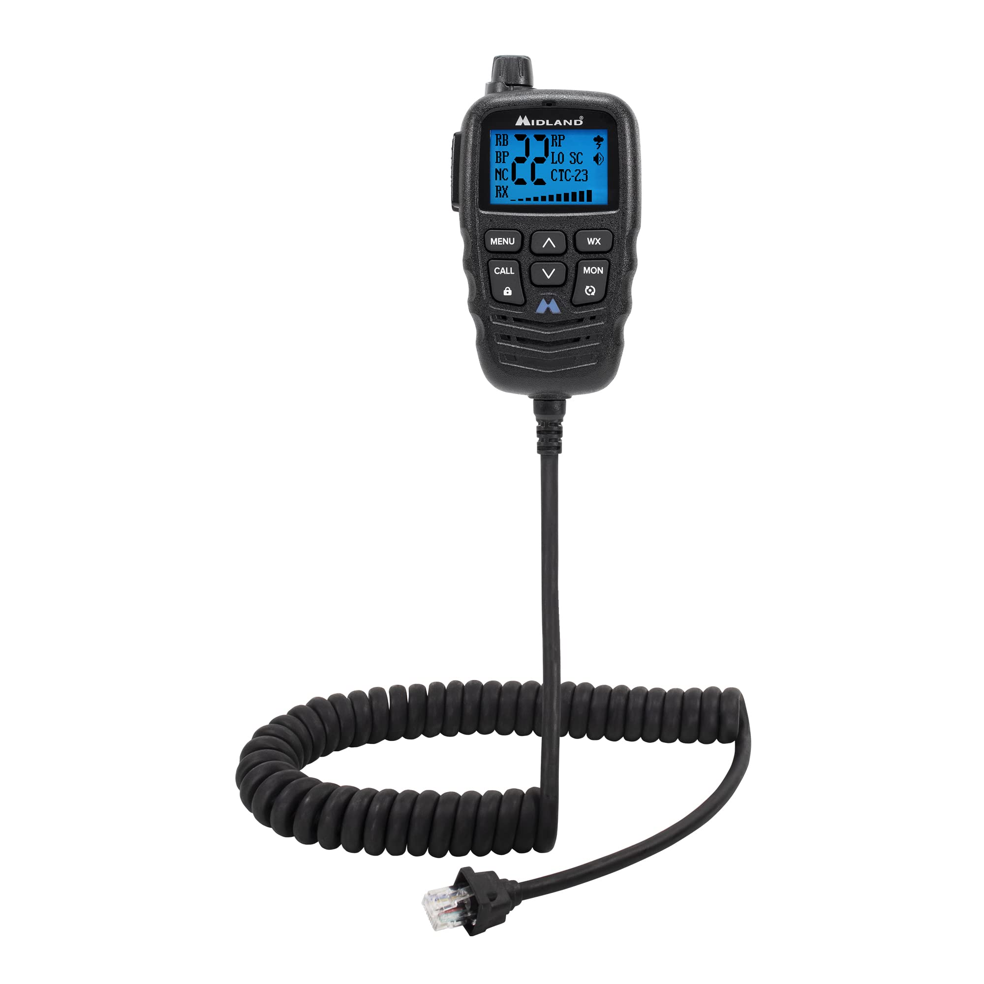 Midland � Mxmc01 | Replacement Microphone For Mxt275 & Mxt575 � Anc Automatic Noise Canceling Electronic Microphone � Off Roading Loud And Open Air Vehicle   Gmrs Farming Overlanding