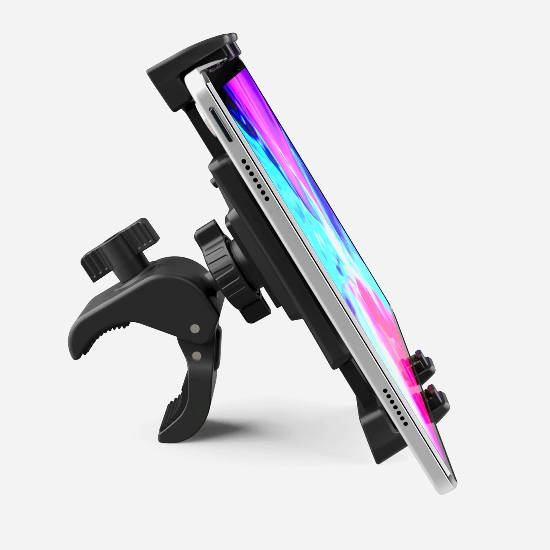 Yiting Tablet Holder, Bike Phone Tablet Mount For Indoor Gym Treadmill, Spinning Exercise Bicycle, Mic Stand, Tablet Holder Moun