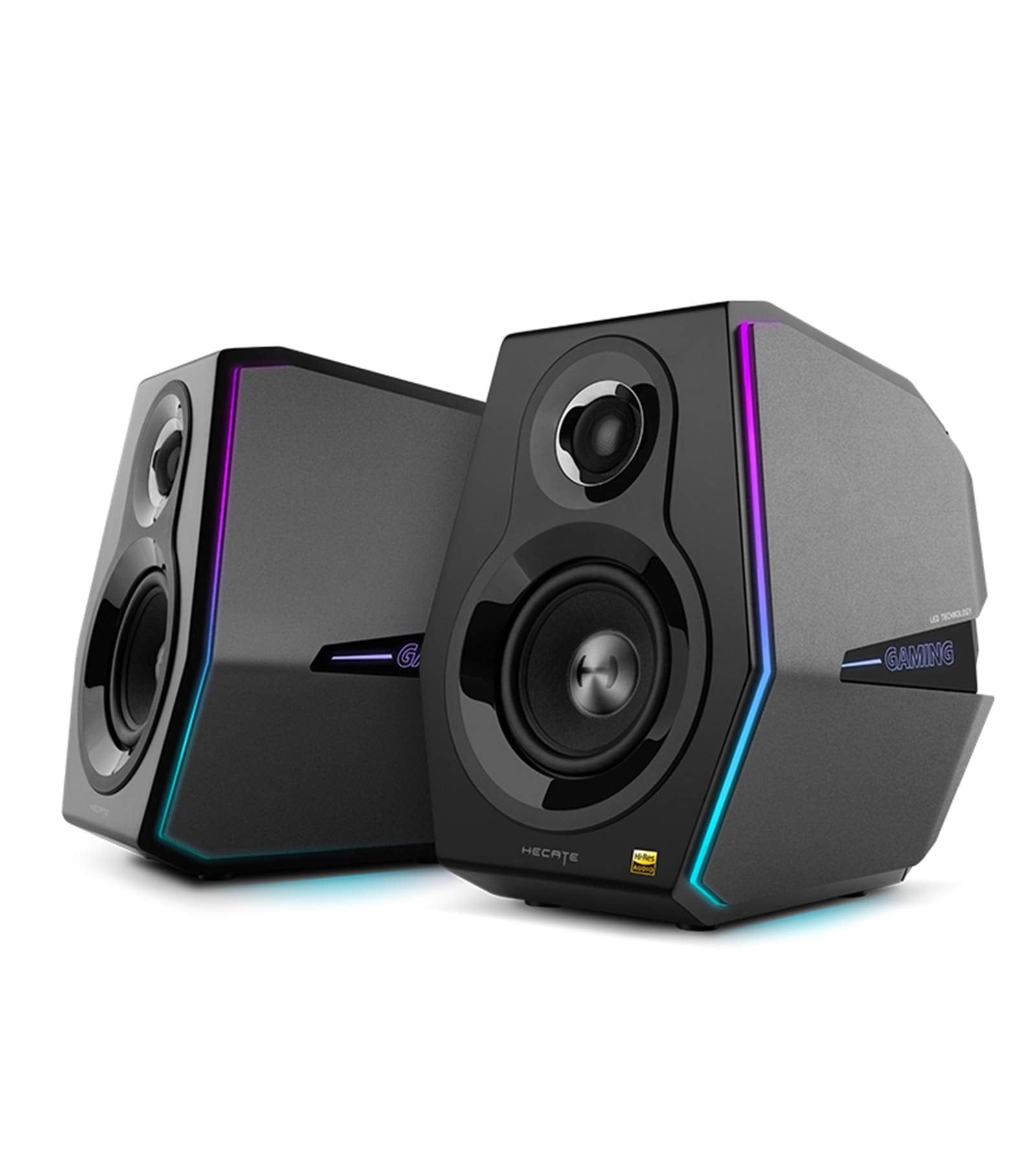 HECATE G5000 Bluetooth Computer Gaming Speakers, Hi-Res Audio Wireless Desktop Speakers, 88W RMS Powered, Bluetooth 3.5mm AUX US