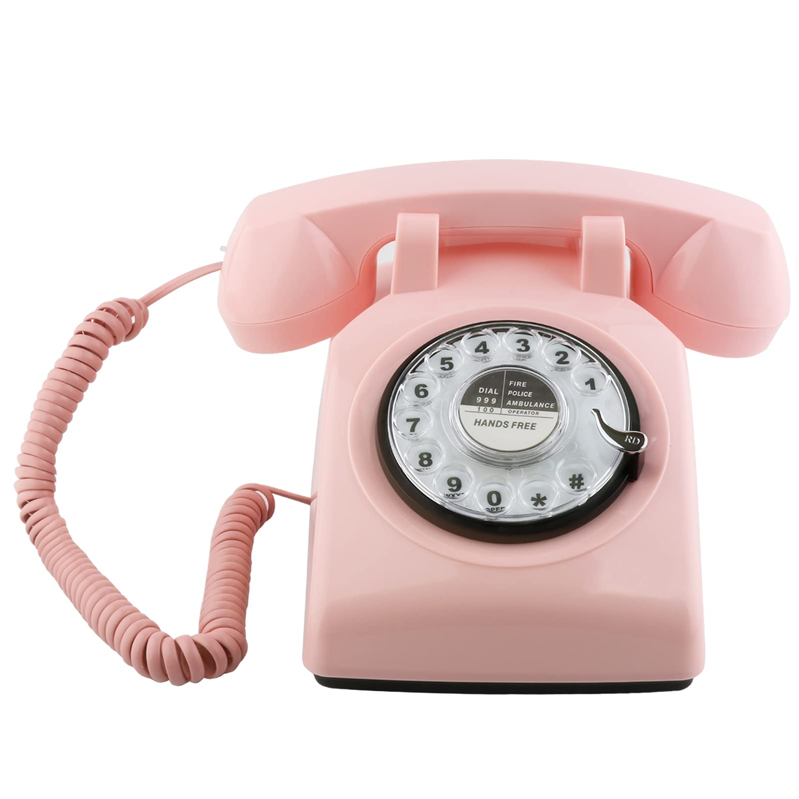 Sangyn Retro Rotary Phones Vintage Landine Telephone 1960S Style Old Fashioned Desk Corded Phones With Mechanical Ringer For Hom