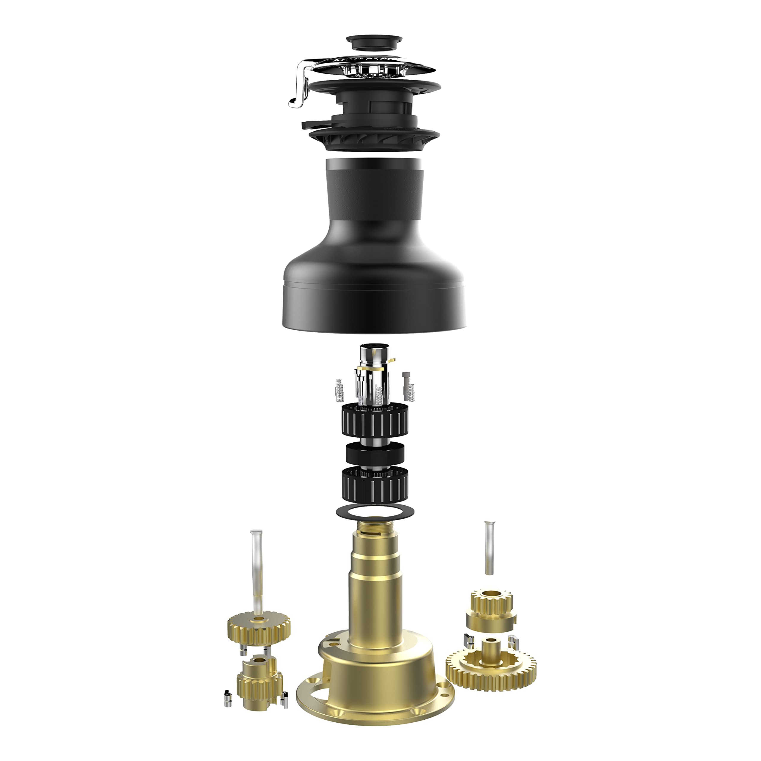 Lewmar 40St Evo Two Speed Self Tailing Black Winch,WBEEAB005FTSB70