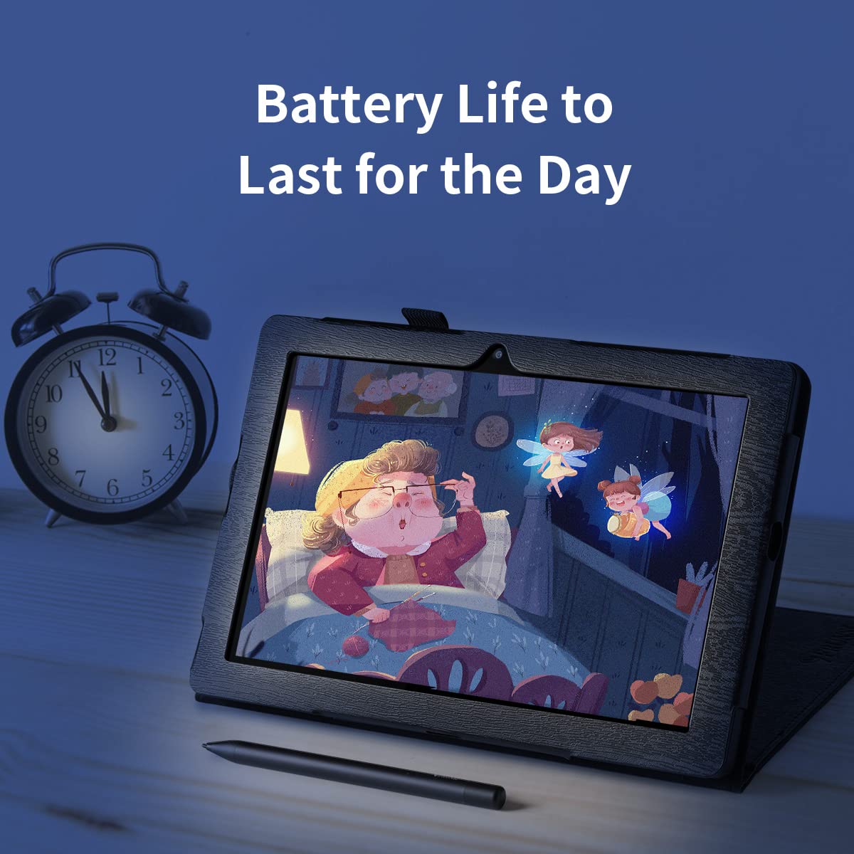 Frunsi Standalone Drawing Tablet With No Computer Needed, 10 Inch Drawing Tablet With Screen, Sensitive Pen, Fhd Display, Androi